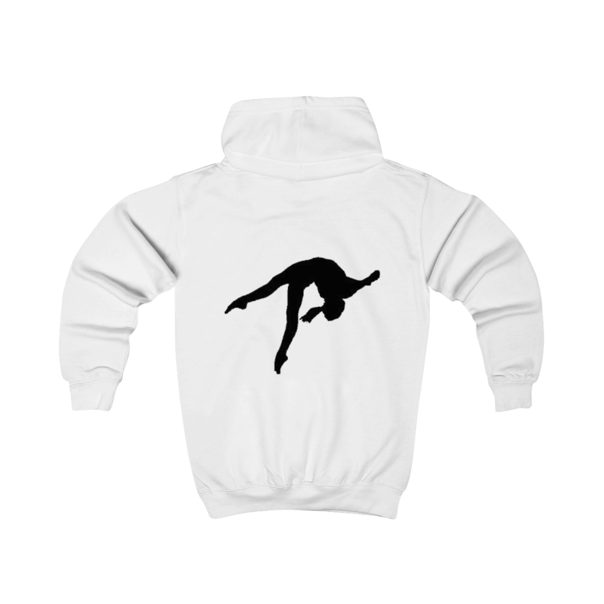 Fearless Kids Hoodie — Gymnast Silhouette Sweatshirt for Girls & Boys
