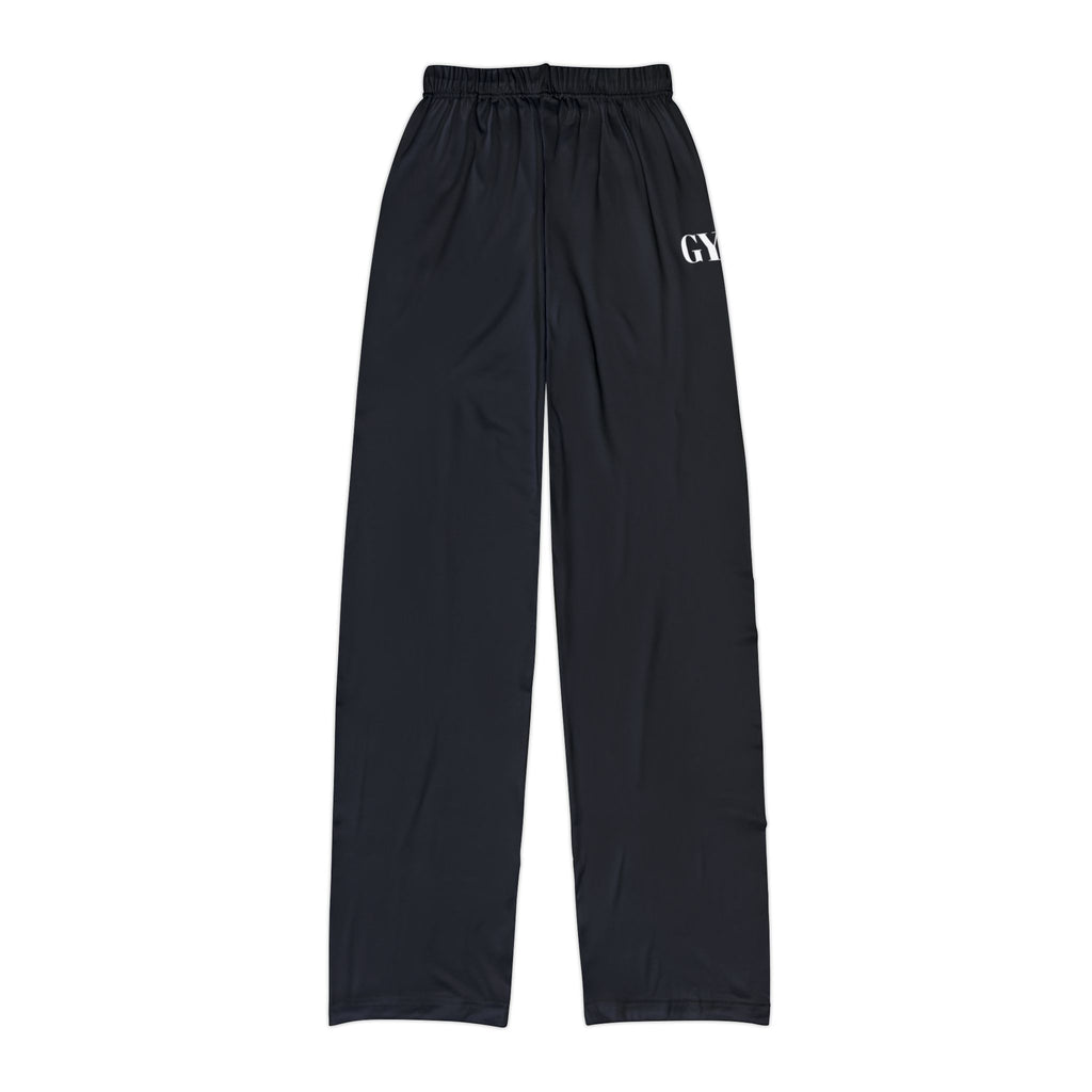 I  HEART Gymnastics Kids Lounge Pants — Black Graphic Athletic Sweatpants