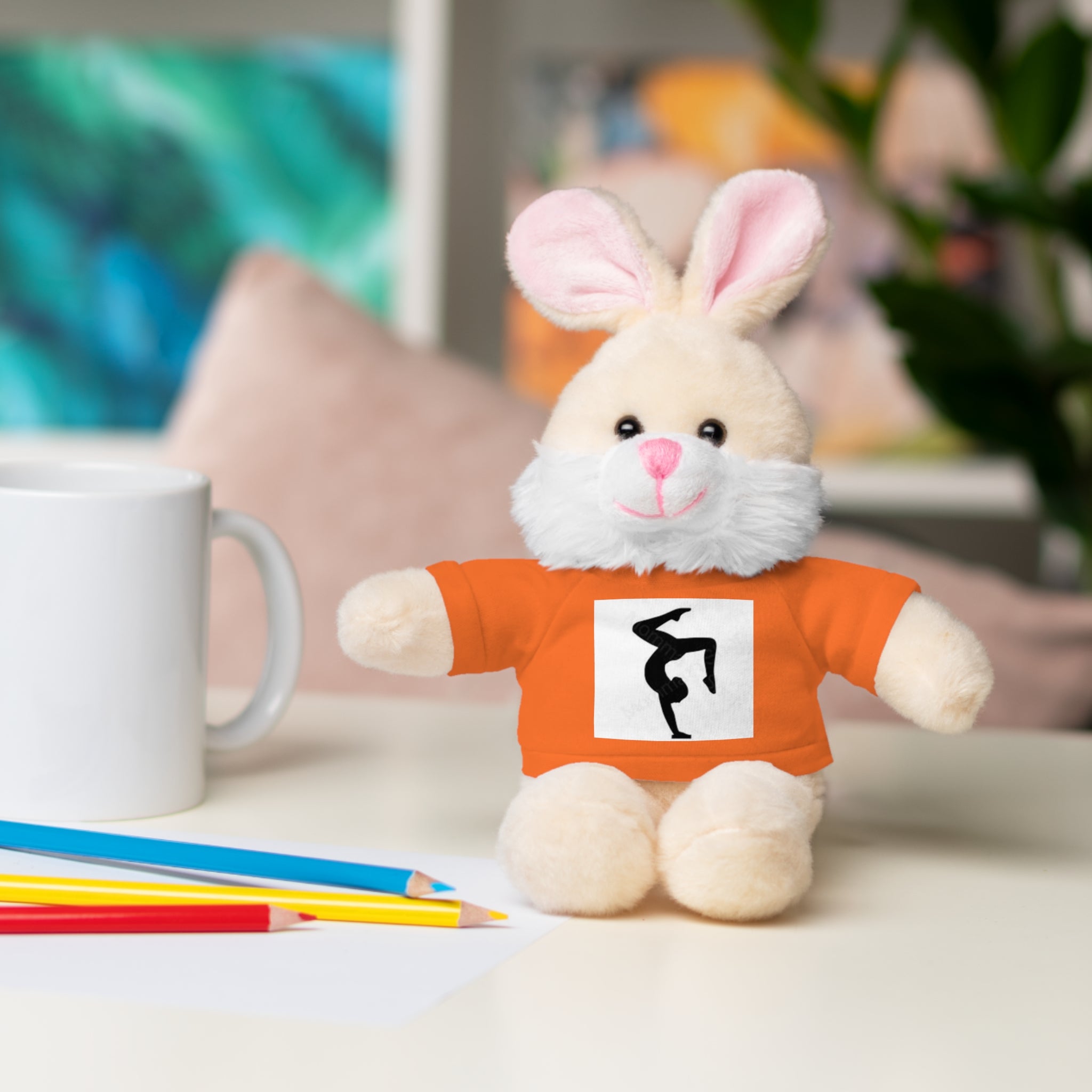 Gymnastics Stuffed Animal with Gymnastics T-Shirt