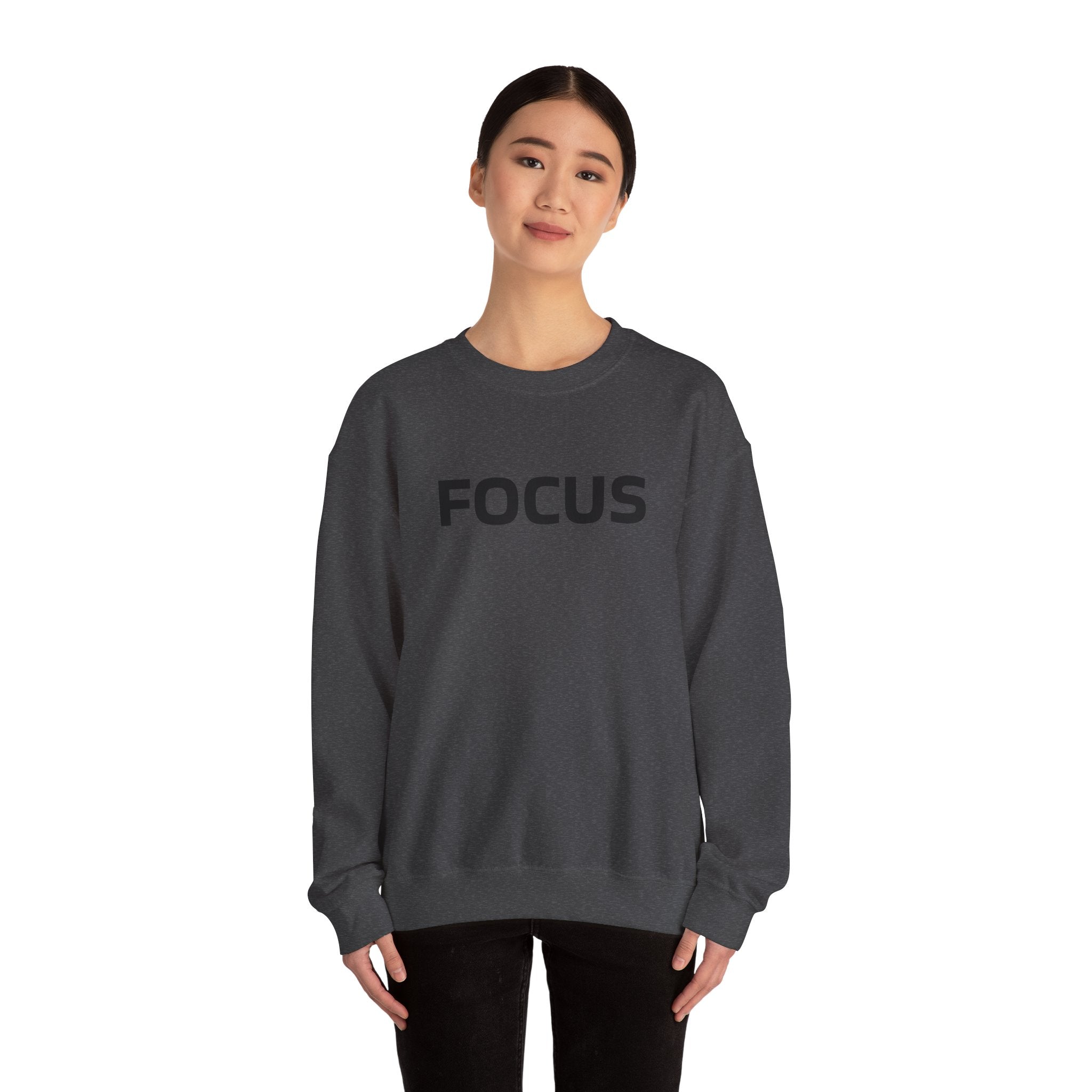FOCUS Gymnastics Crewneck Sweatshirt — Balance Beam Silhouette (Adults)