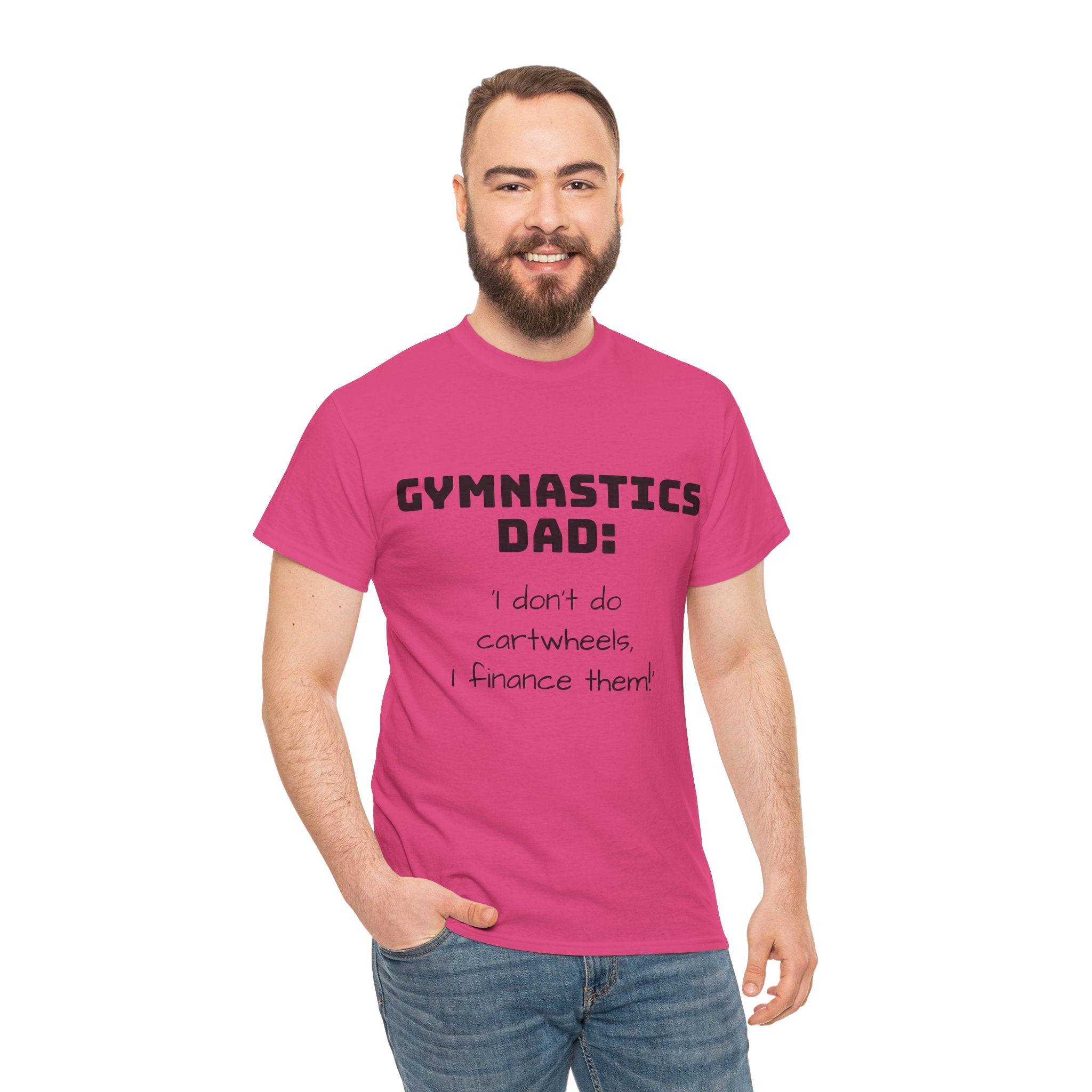 Gymnastics Dad Tee - Funny Gift for Gymnastics Dads (Adults)