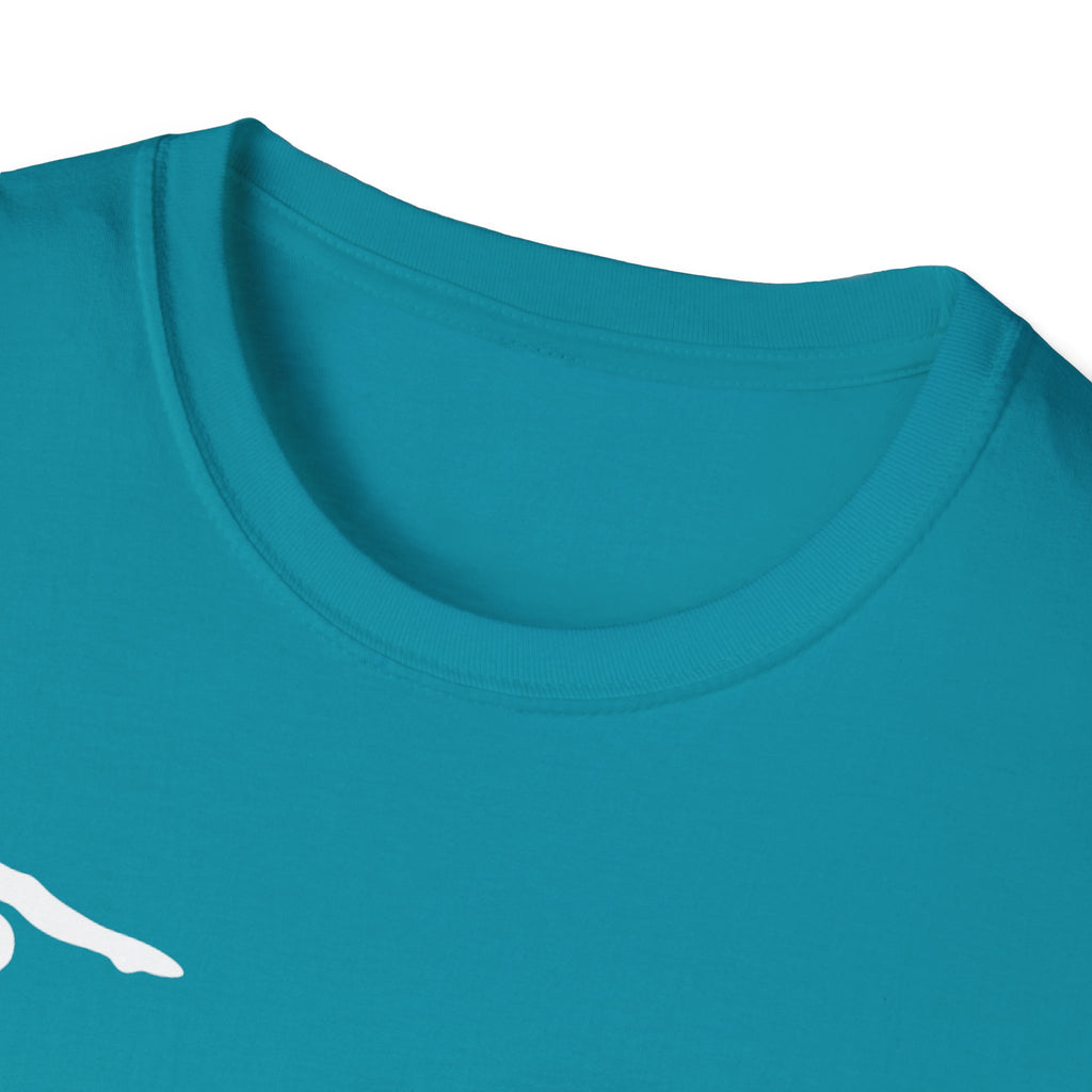 Relentless Gymnastics T-Shirt — Back Silhouette Athletic Tee (Adults)
