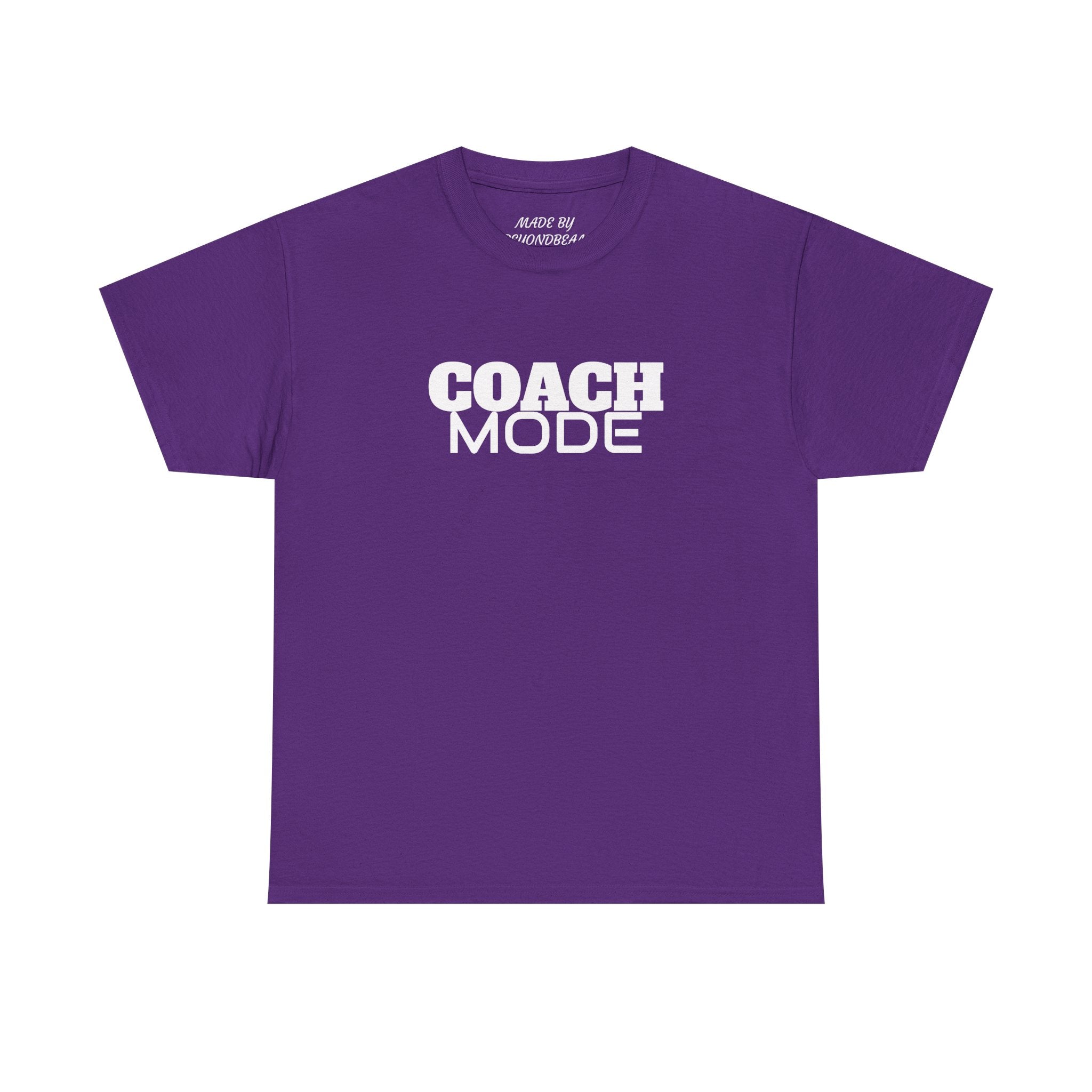 Adults 'Coach Mode' Tee — Classic Cotton T-Shirt