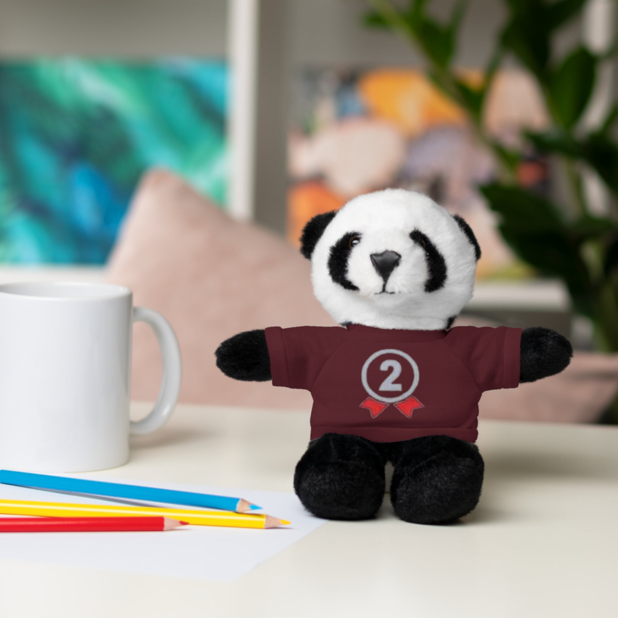 2nd Place Gymnastics Stuffed Animal with Gymnastics T-Shirt