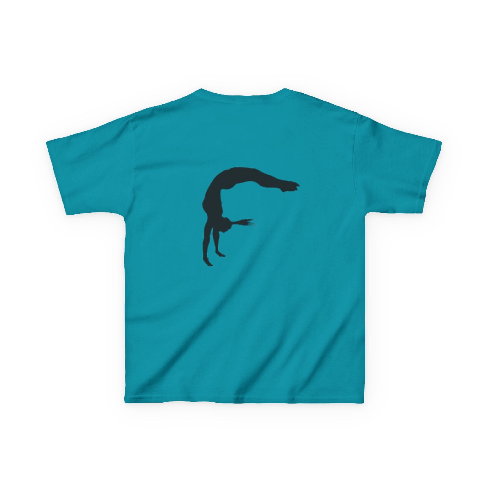 Kids Tee - FEARLESS Gymnastics Shirt with Back Silhouette