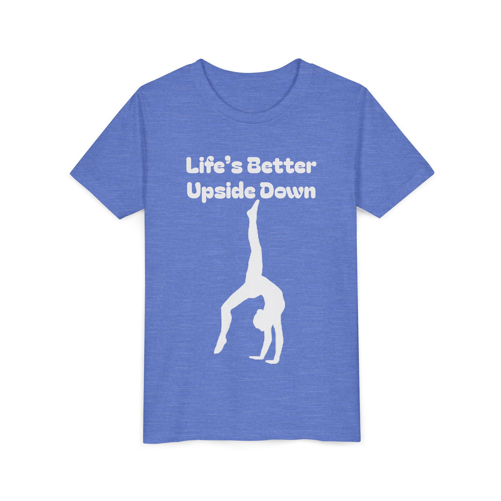 Youth Short Sleeve Tee - Life’s Better Upside Down (Kids)