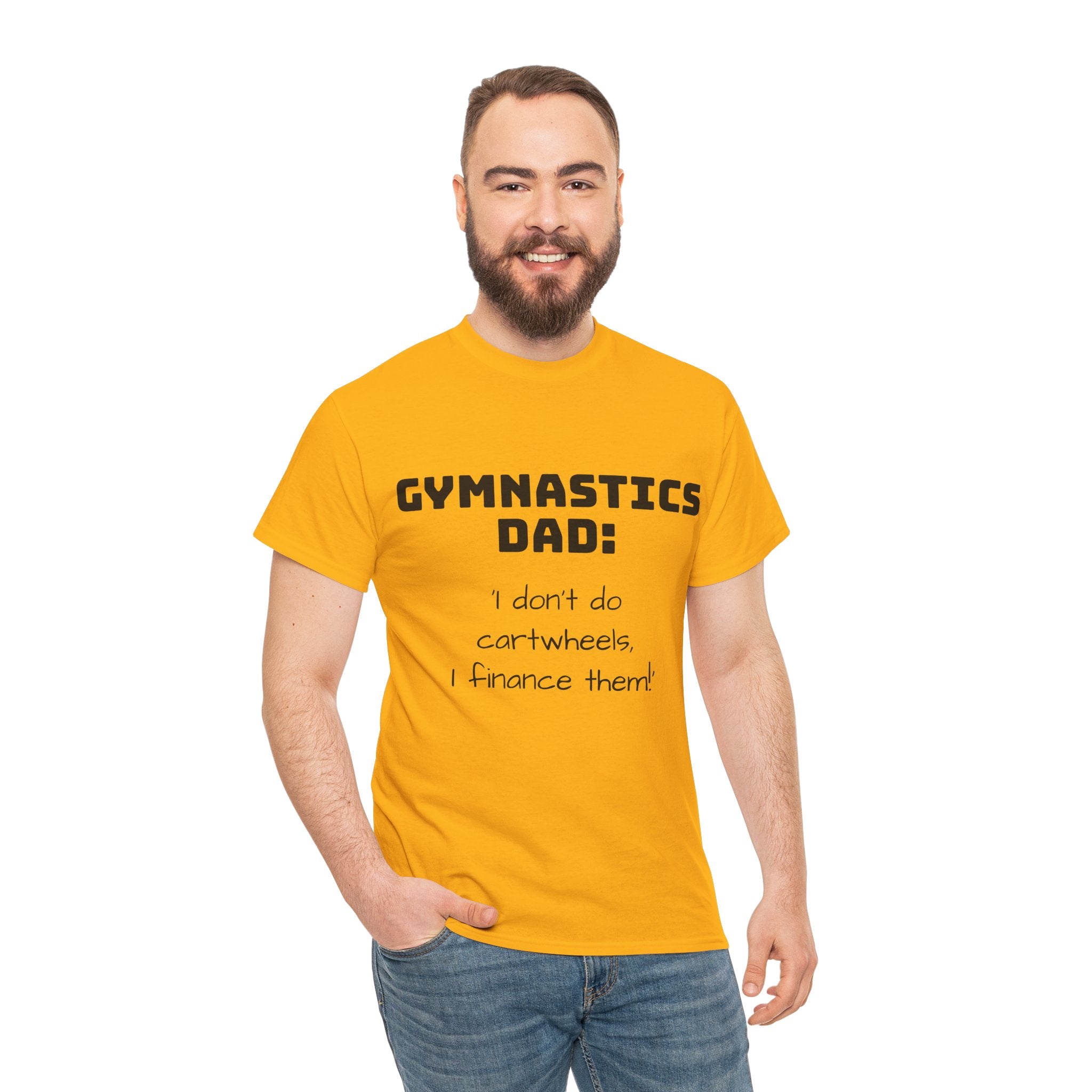 Gymnastics Dad Tee - Funny Gift for Gymnastics Dads (Adults)