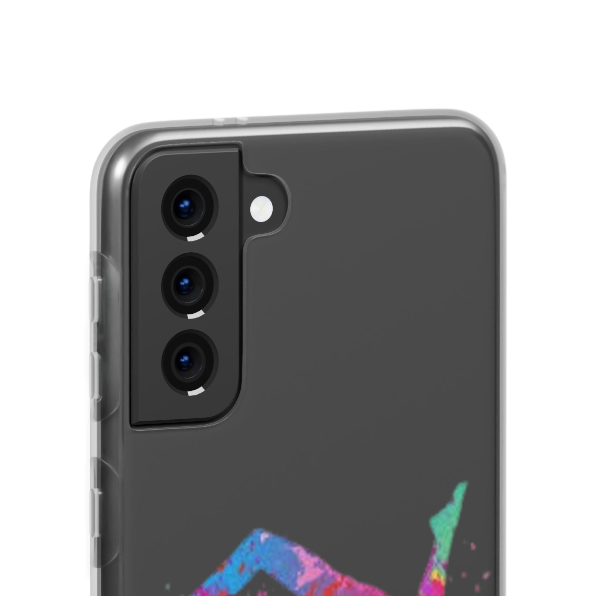 Gymnast Silhouette Phone Case – Colorful Acrobat Watercolor iPhone Cover