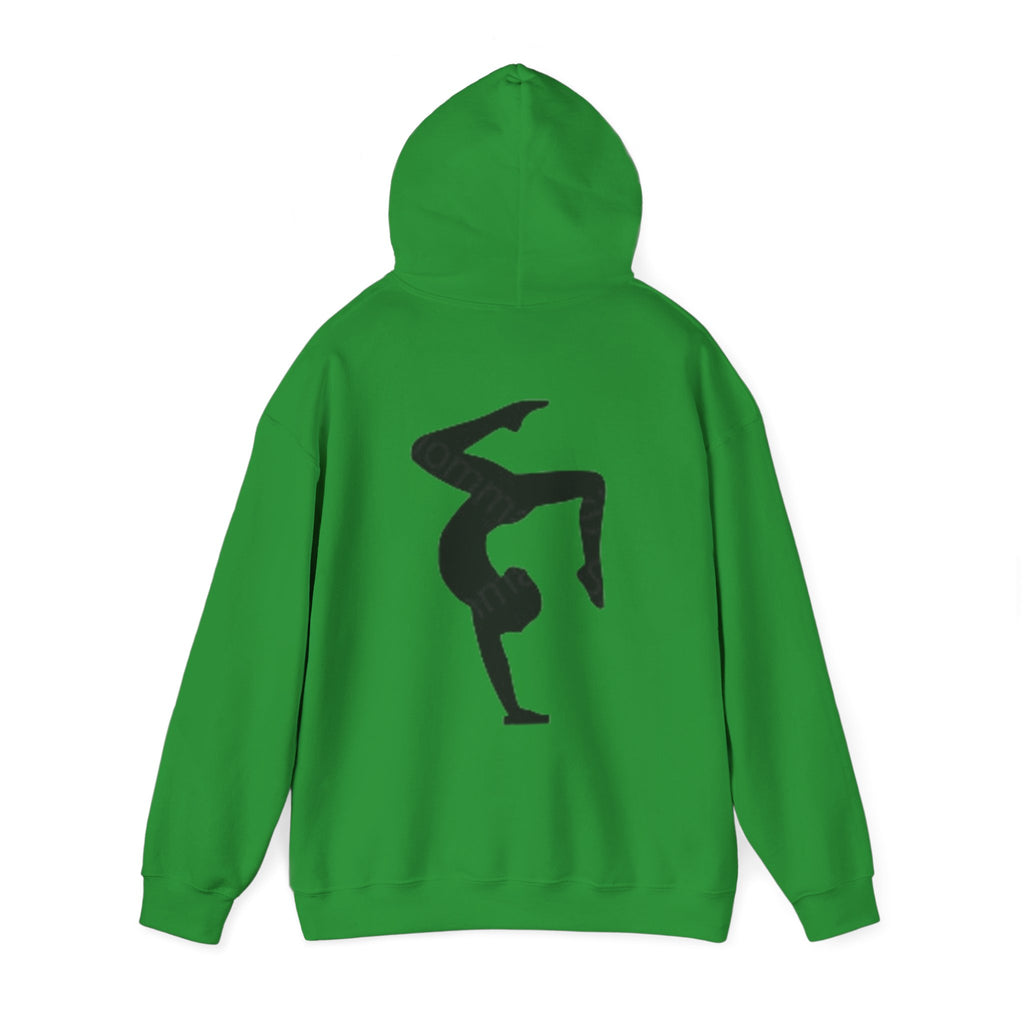 Unisex Heavy Blend™ Hooded Sweatshirt - WARNING GYMNAST MAY FLIP (Adult)