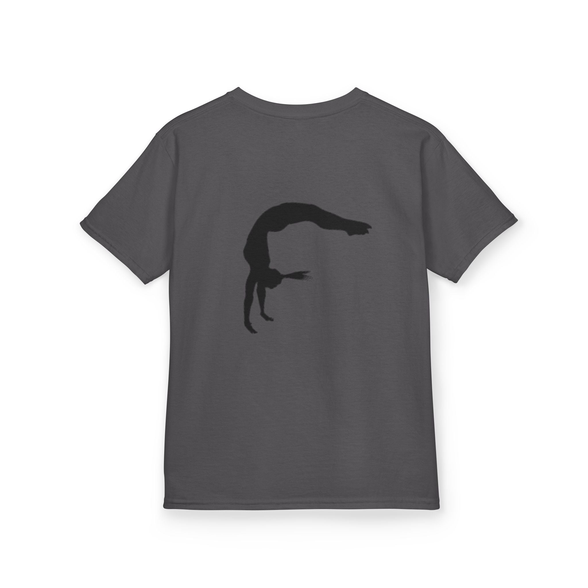 Kids Tee - FEARLESS Gymnastics Shirt with Back Silhouette
