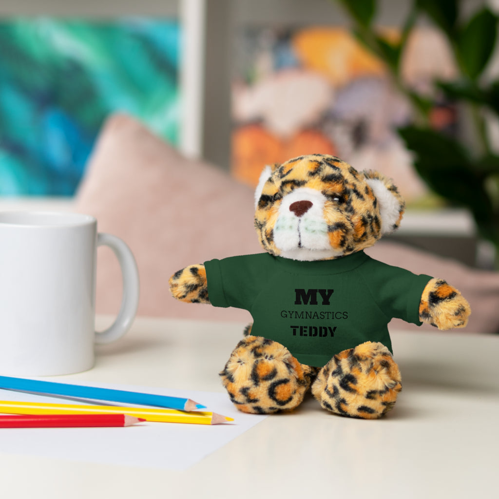 Gymnastics Teddy Bear with Personalized Tee