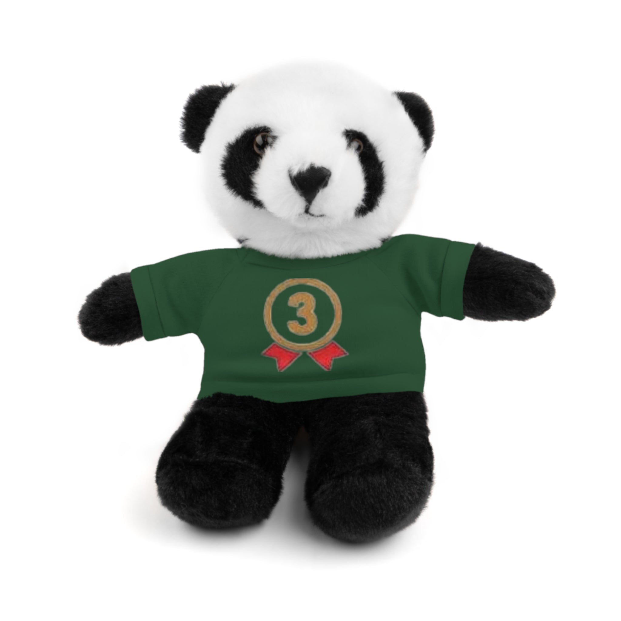 3rd Place Gymnastics Stuffed Animal with Gymnastics T-Shirt