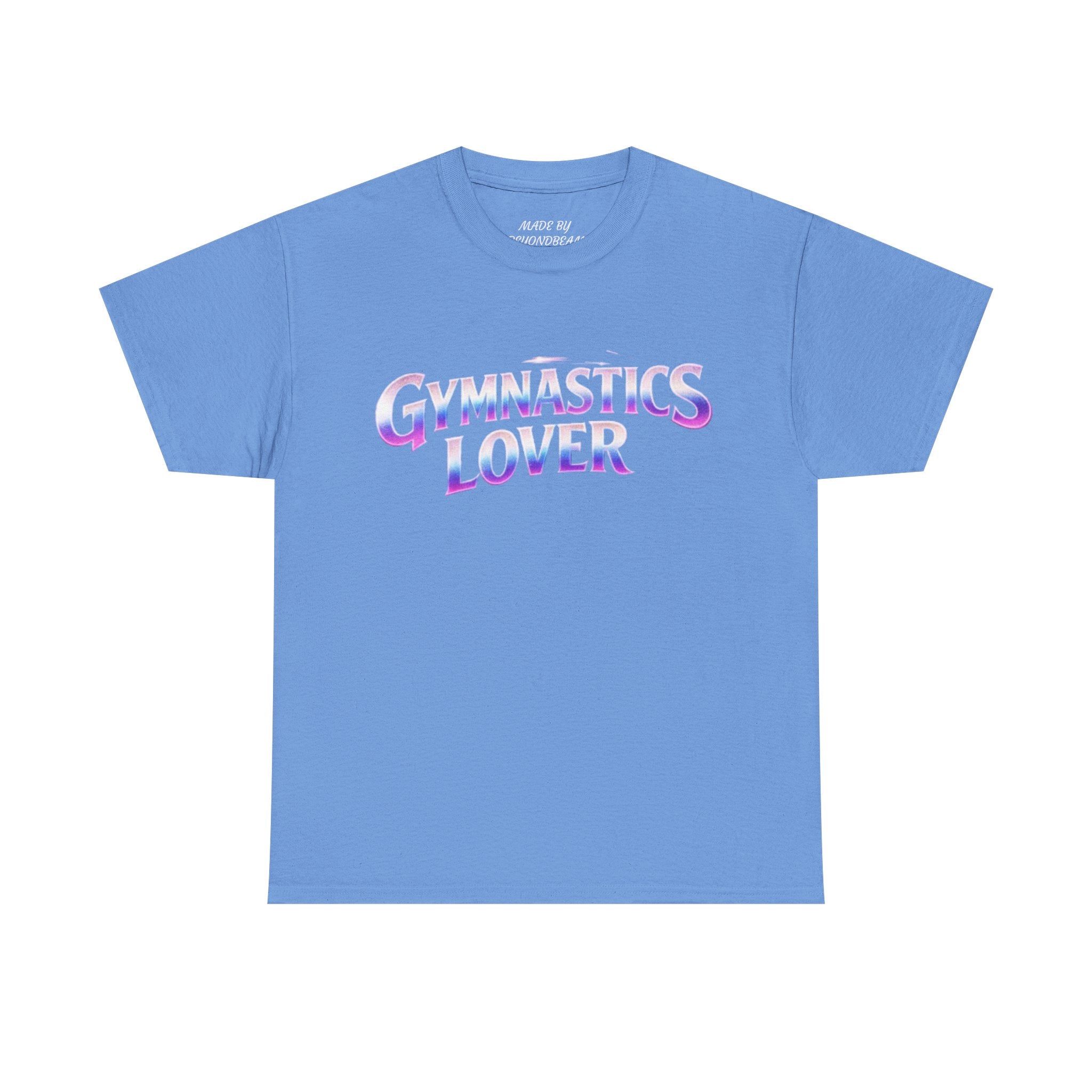 Adults Gymnastics Lover Tee — Retro Iridescent Graphic T-Shirt for Gymnastics Fans