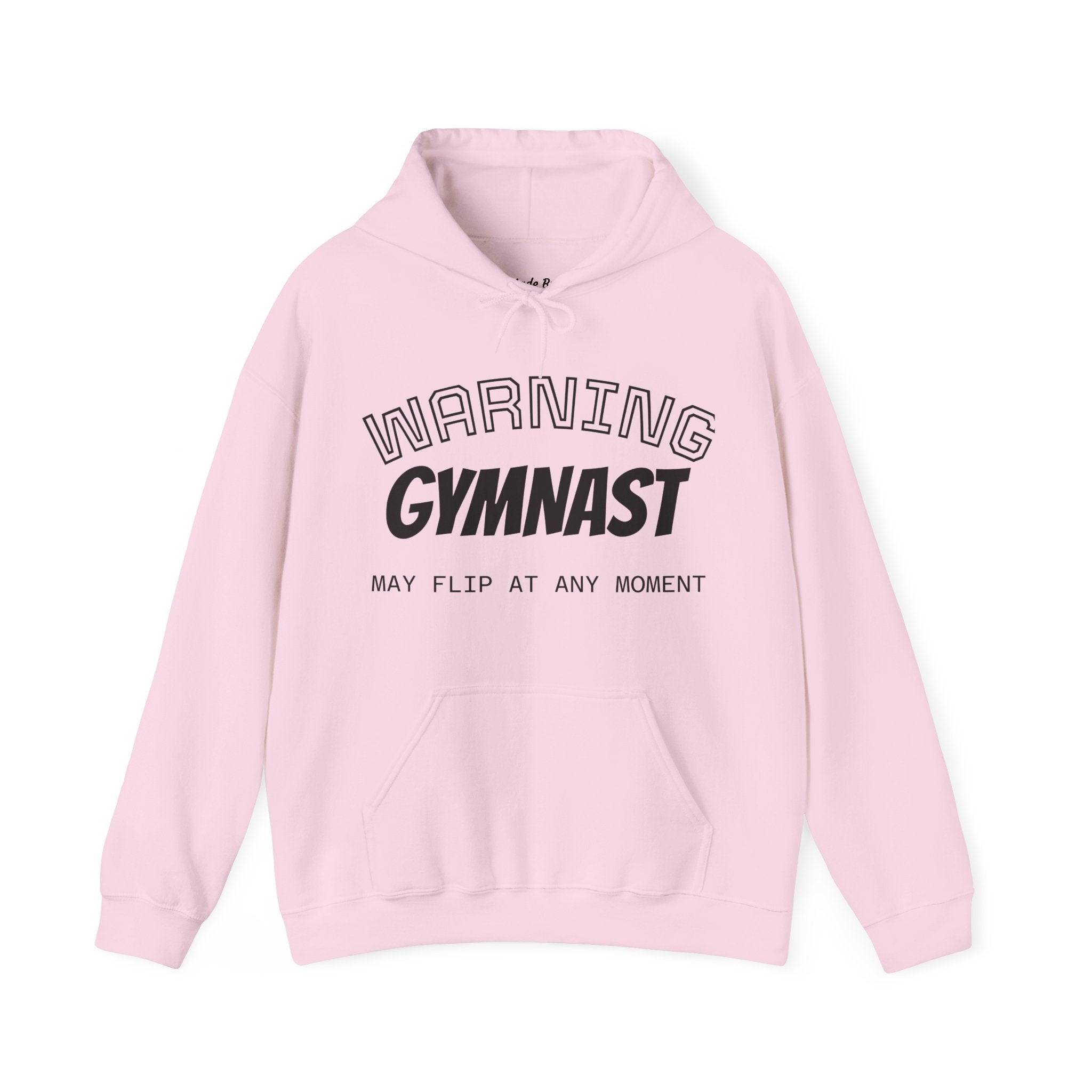 Unisex Heavy Blend™ Hooded Sweatshirt - WARNING GYMNAST MAY FLIP (Adult)