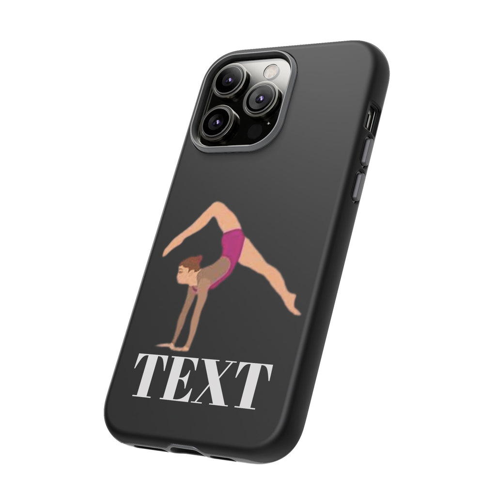 Gymnast Phone Case — Personalized TEXT Design
