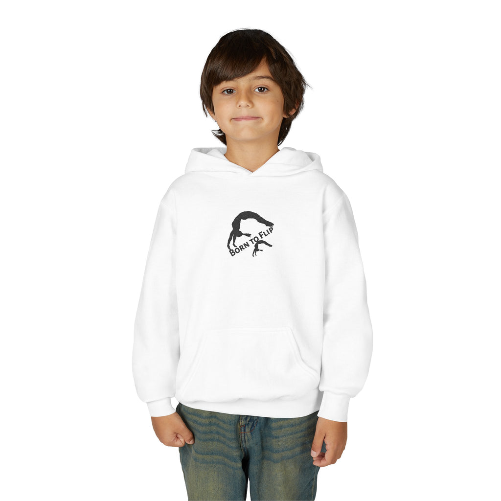 Kids Born to Flip Hoodie – Stylish Youth Gym Sweatshirt (Kids)