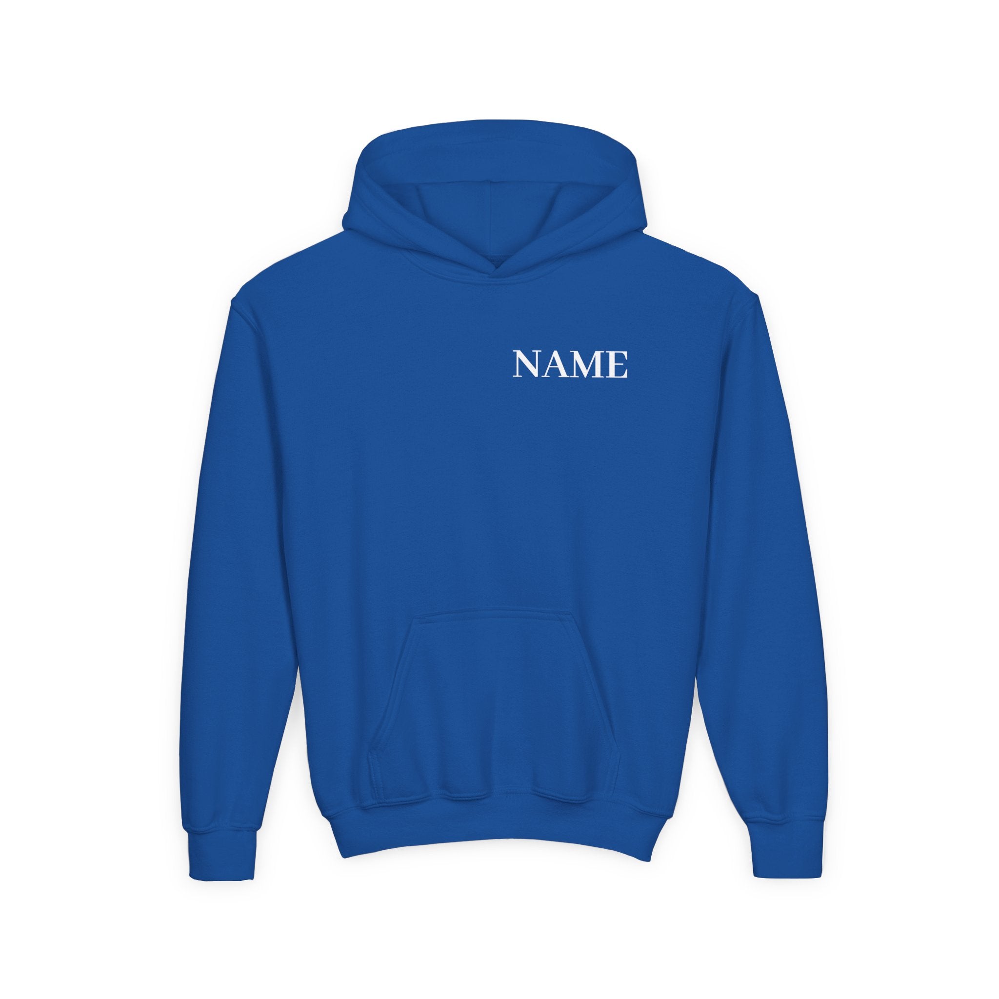 Gymnast Definition Youth Hoodie — Personalized 'NAME' Back-Print Sweatshirt