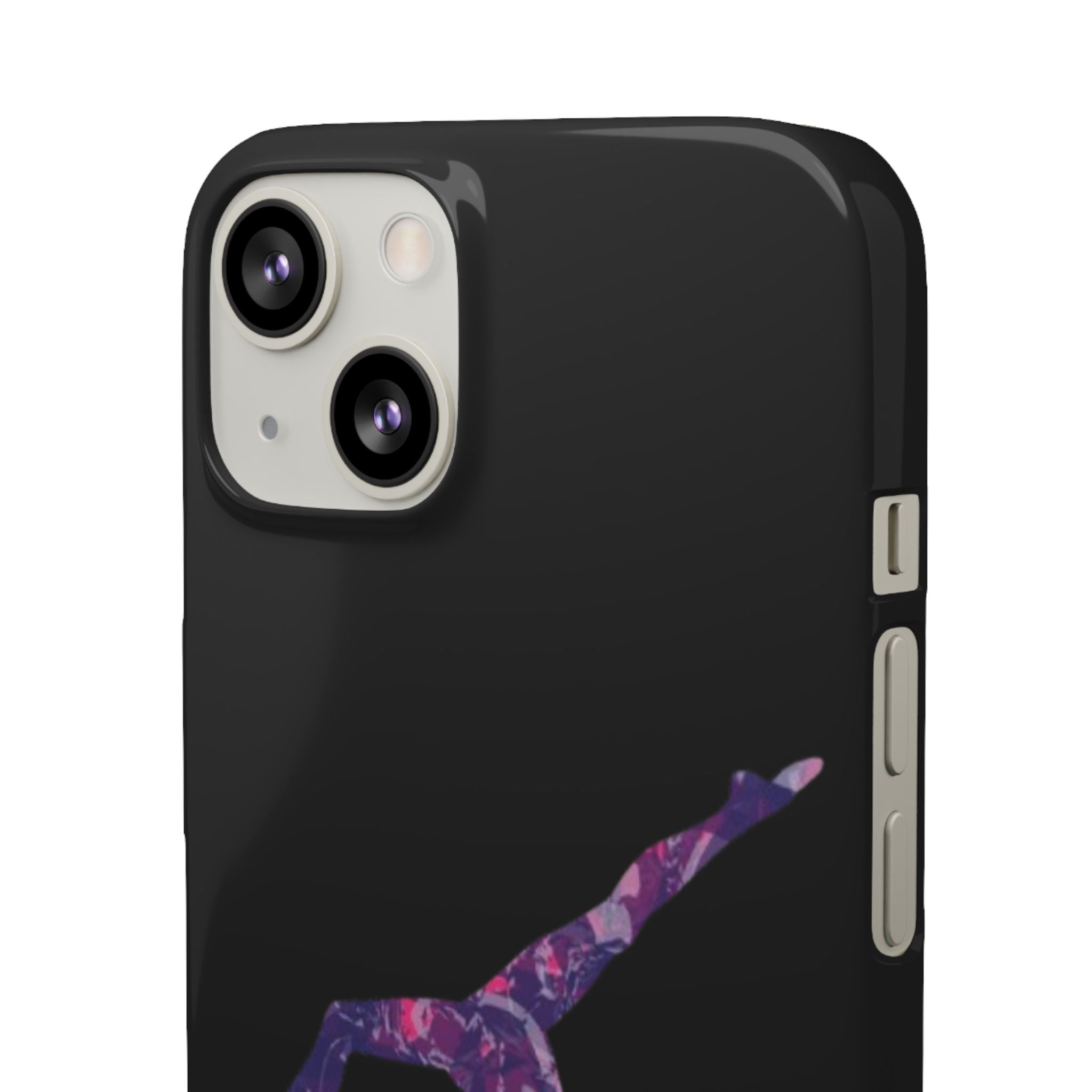 Gymnast Phone Case — Purple Galaxy Gymnastics Snap Case