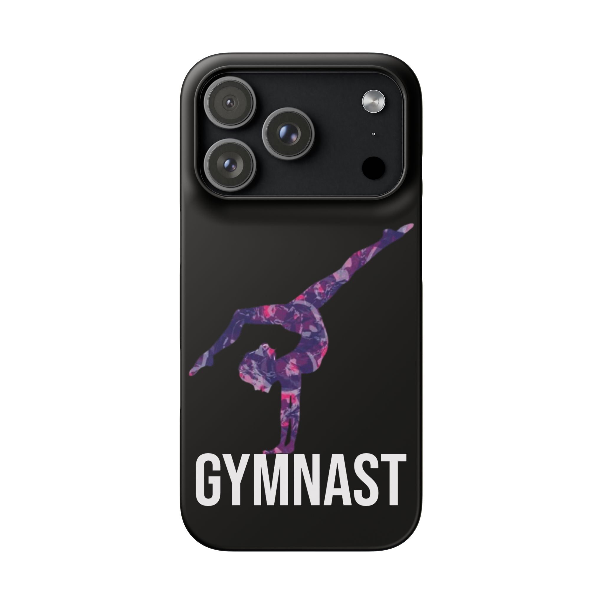 Gymnast Phone Case — Purple Galaxy Gymnastics Snap Case