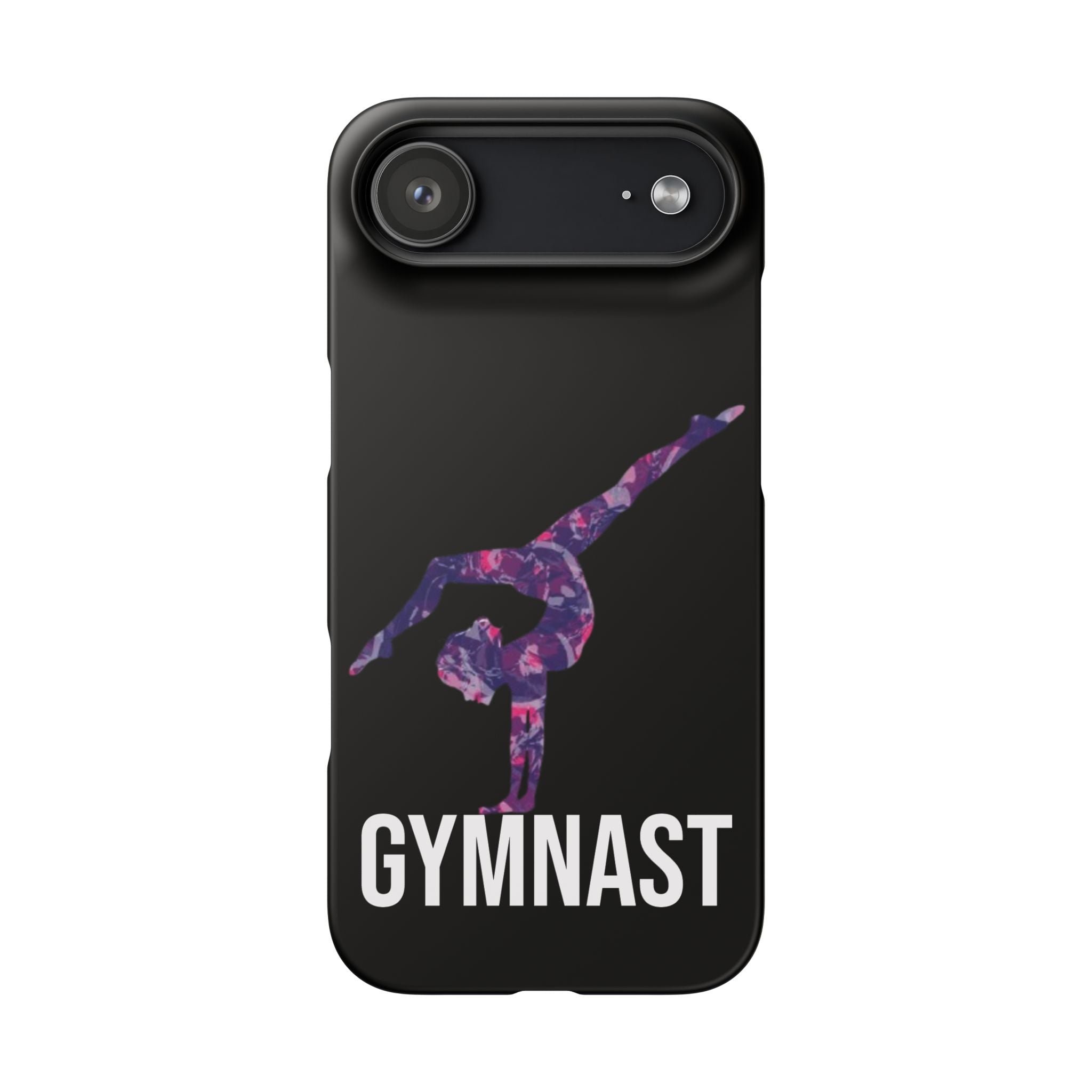 Gymnast Phone Case — Purple Galaxy Gymnastics Snap Case