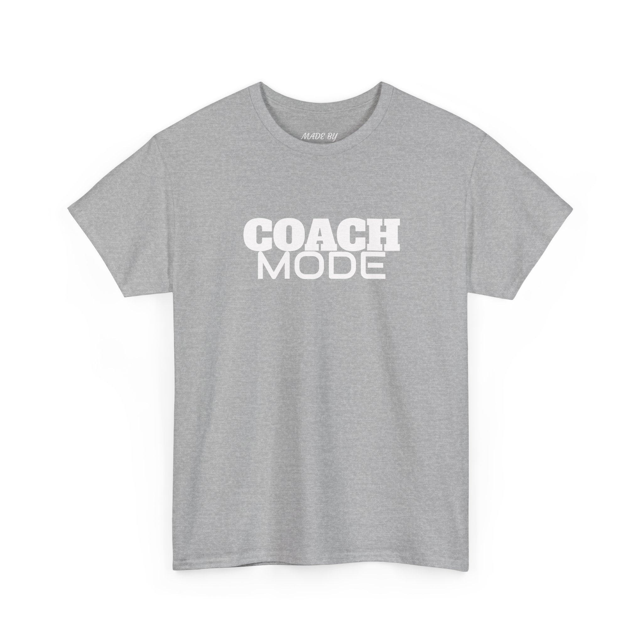 Adults 'Coach Mode' Tee — Classic Cotton T-Shirt