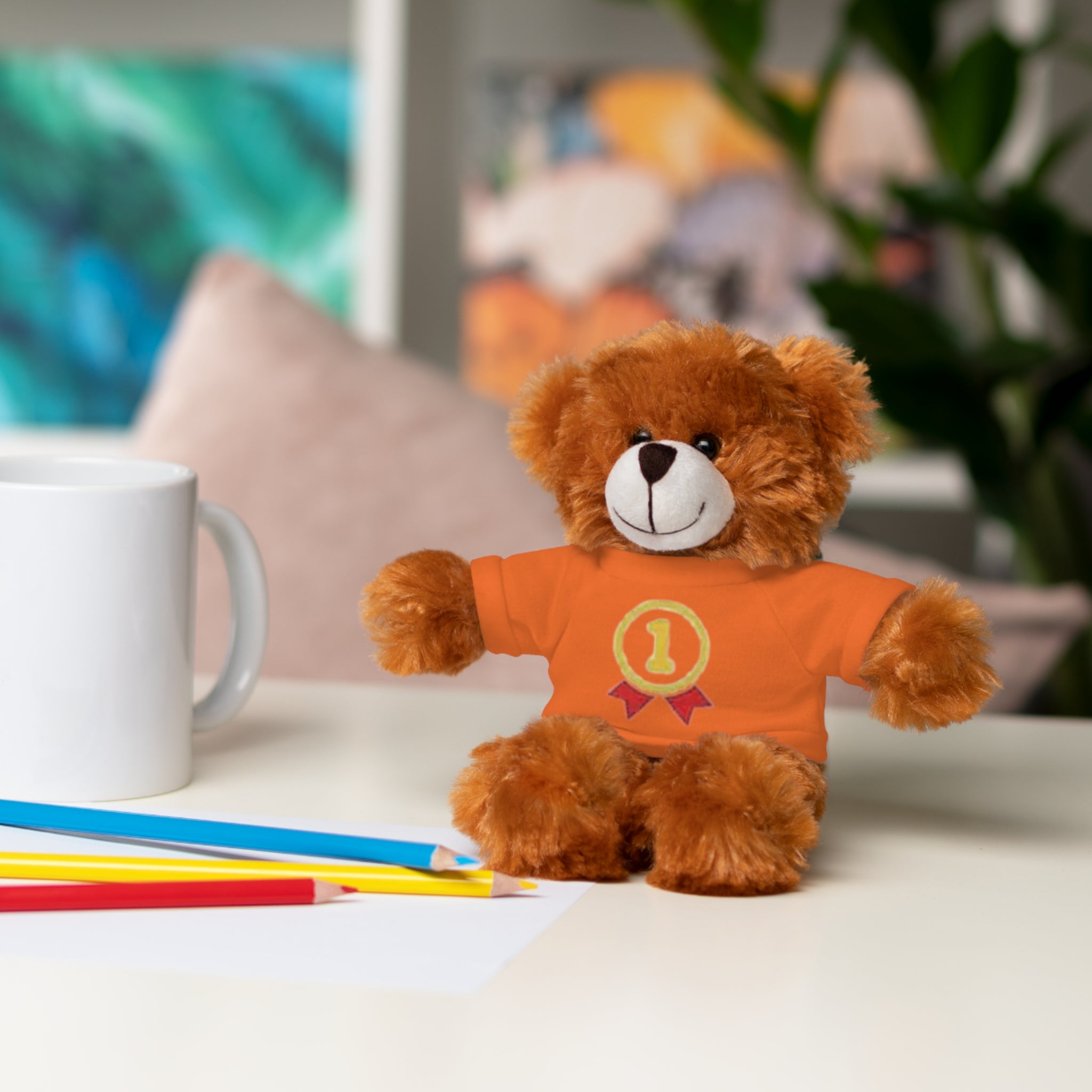 1st Place Gymnastics Stuffed Animal with Gymnastics T-Shirt