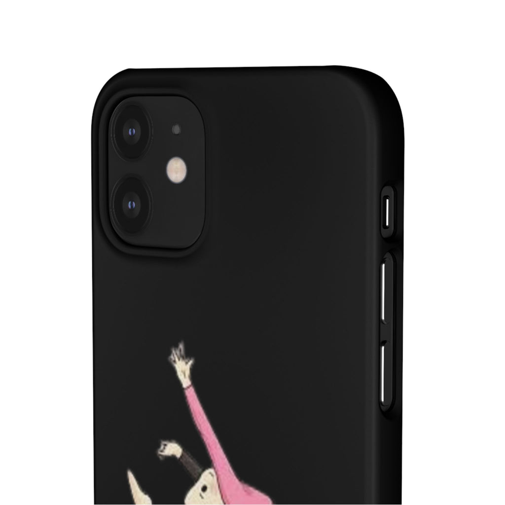 Gymnastics Phone Case — Leaping Girl Snap Case (Black)