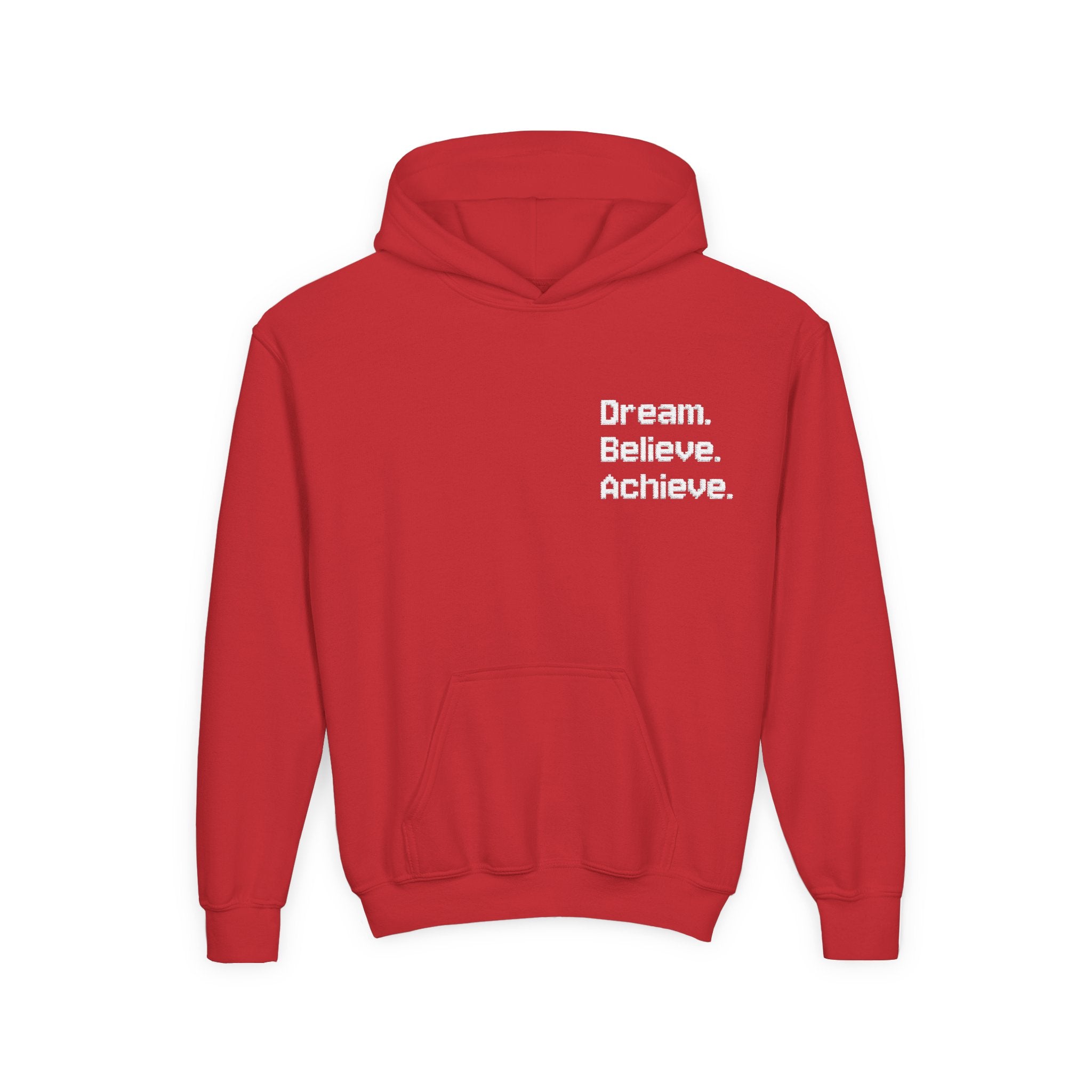 Inspirational Youth Hoodie - Dream Believe Achieve (Kids)