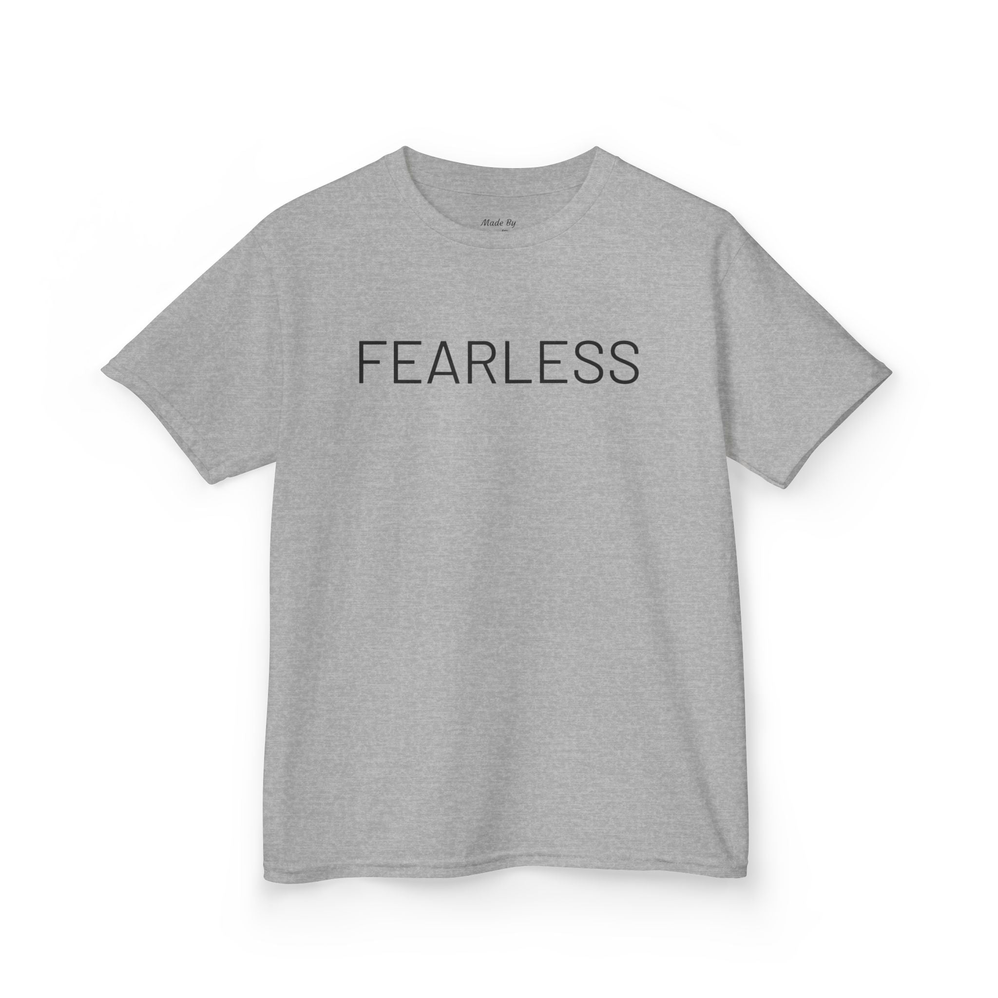 Kids Tee - FEARLESS Gymnastics Shirt with Back Silhouette