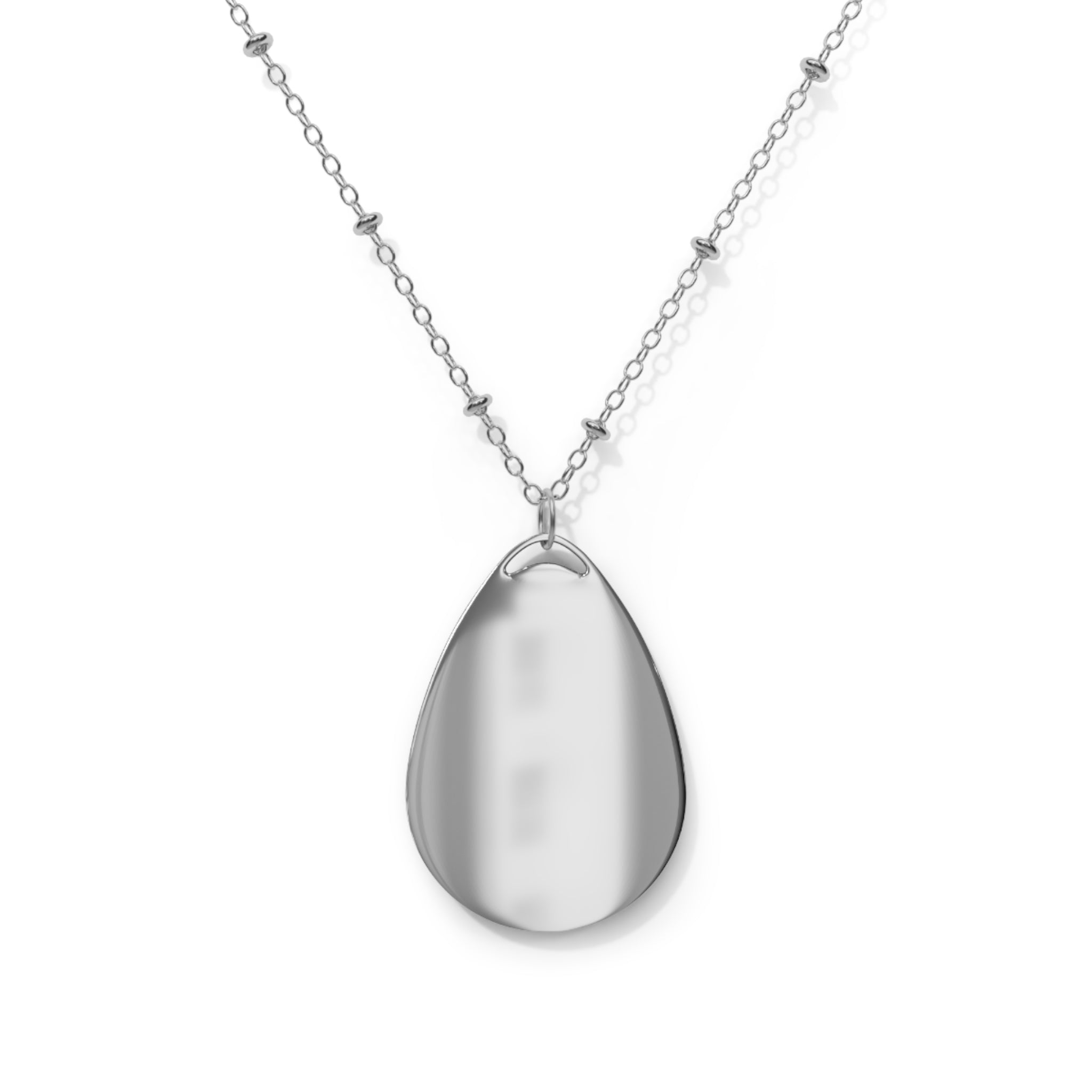 Gymnastics Oval Necklace