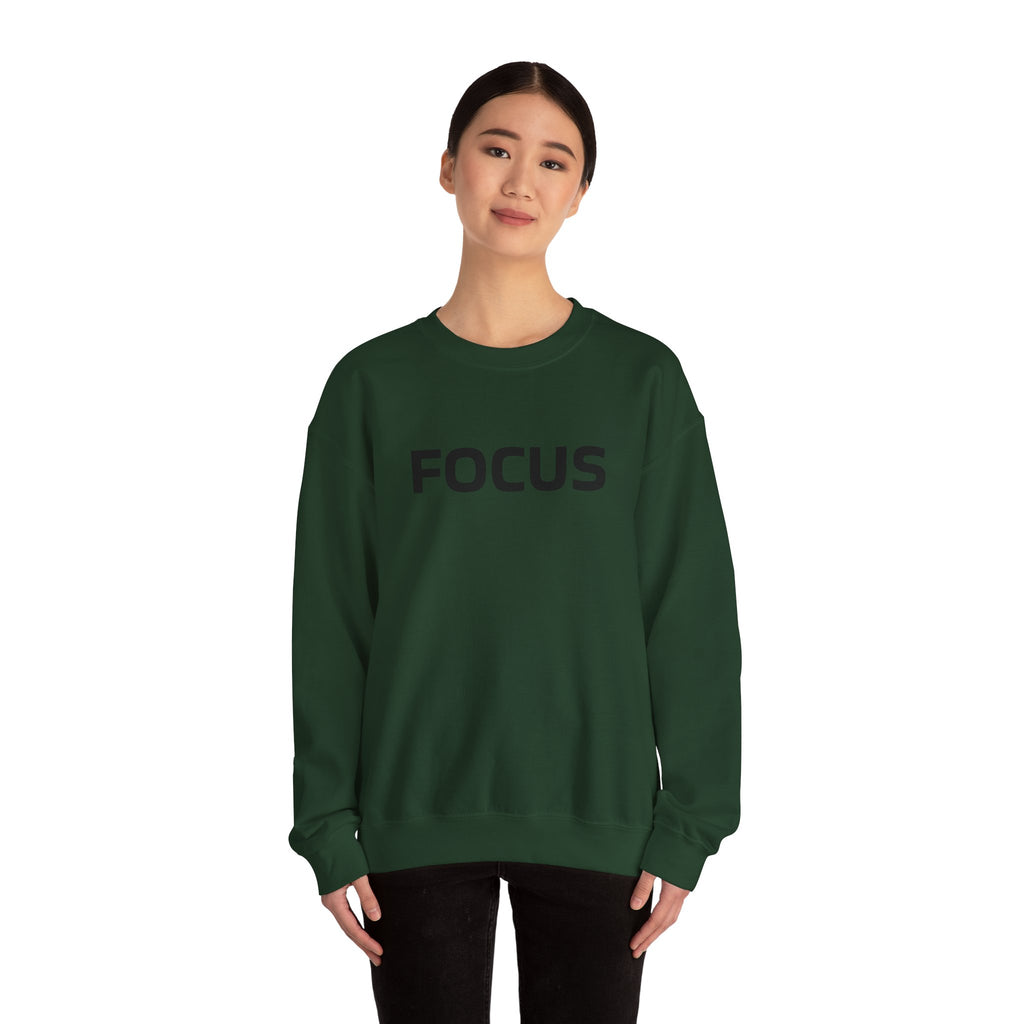 FOCUS Gymnastics Crewneck Sweatshirt — Balance Beam Silhouette (Adults)