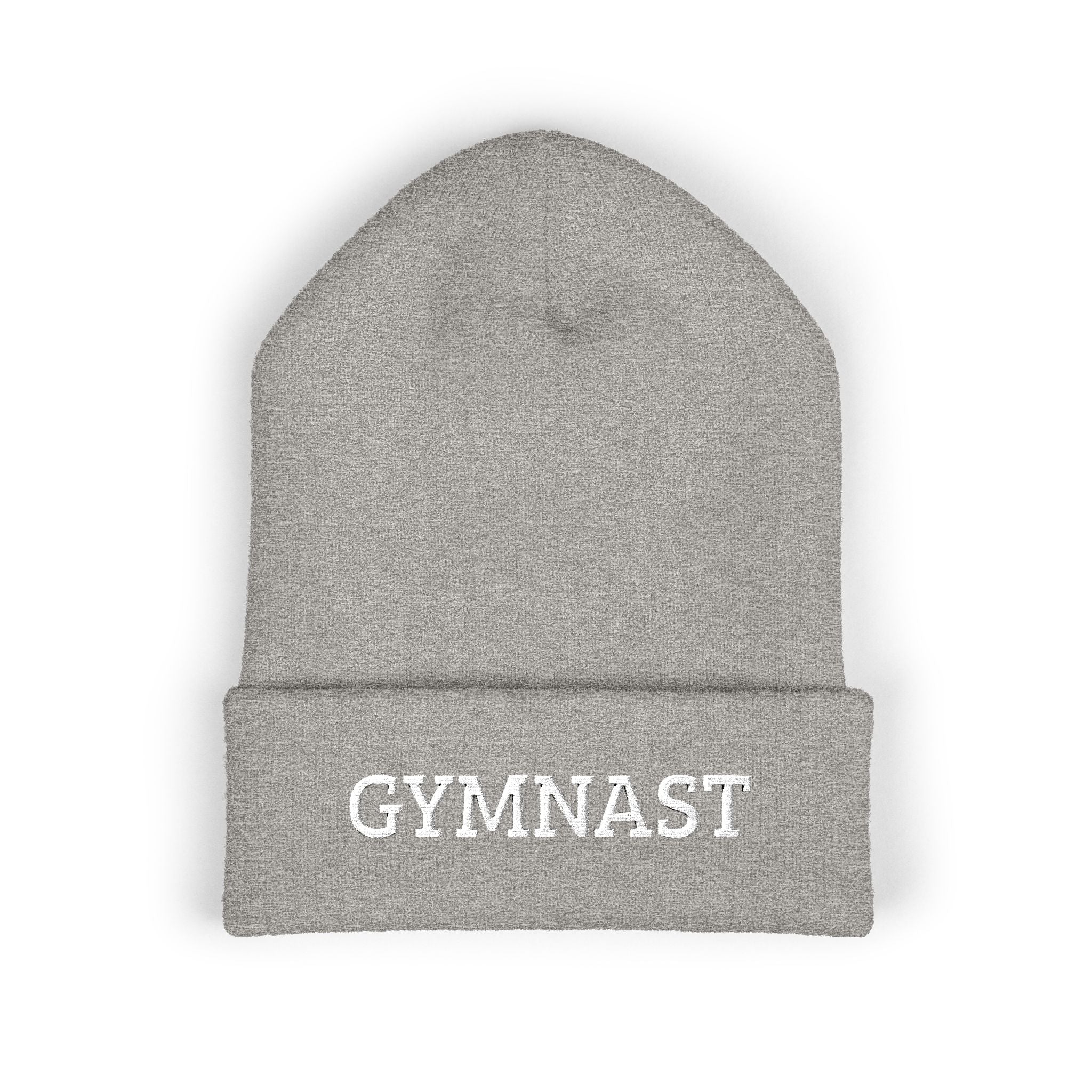 Gymnast Embroidered Cuffed Beanie