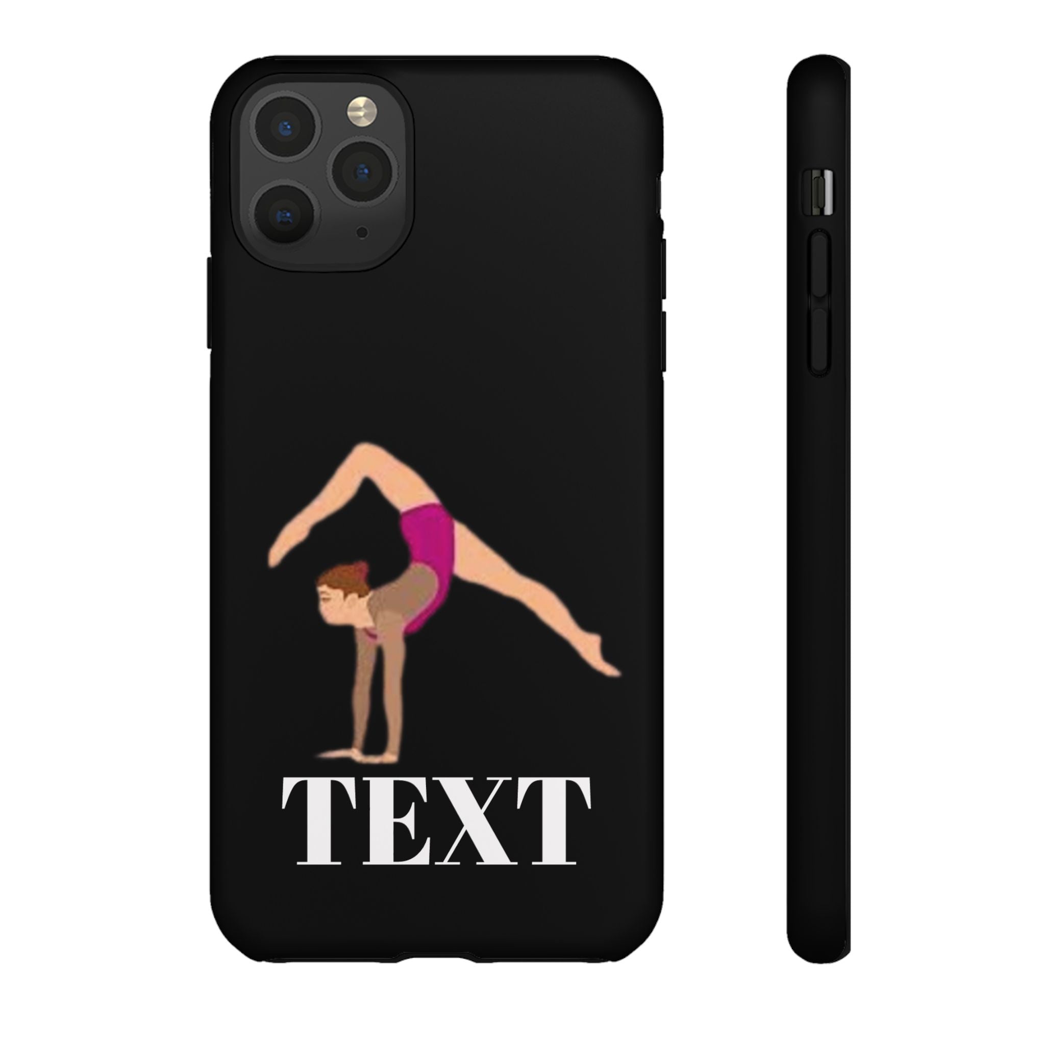 Gymnast Phone Case — Personalized TEXT Design