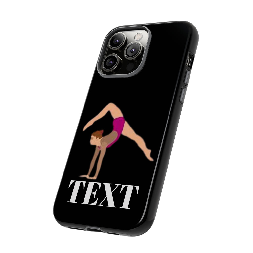 Gymnast Phone Case — Personalized TEXT Design