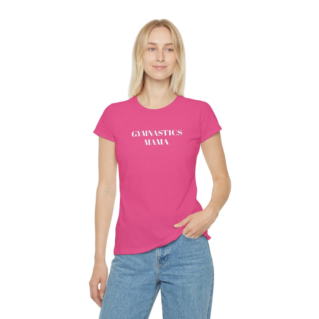 Gymnastics Mama Women's T-Shirt — Lightweight Gym Mom Tee (Adults)
