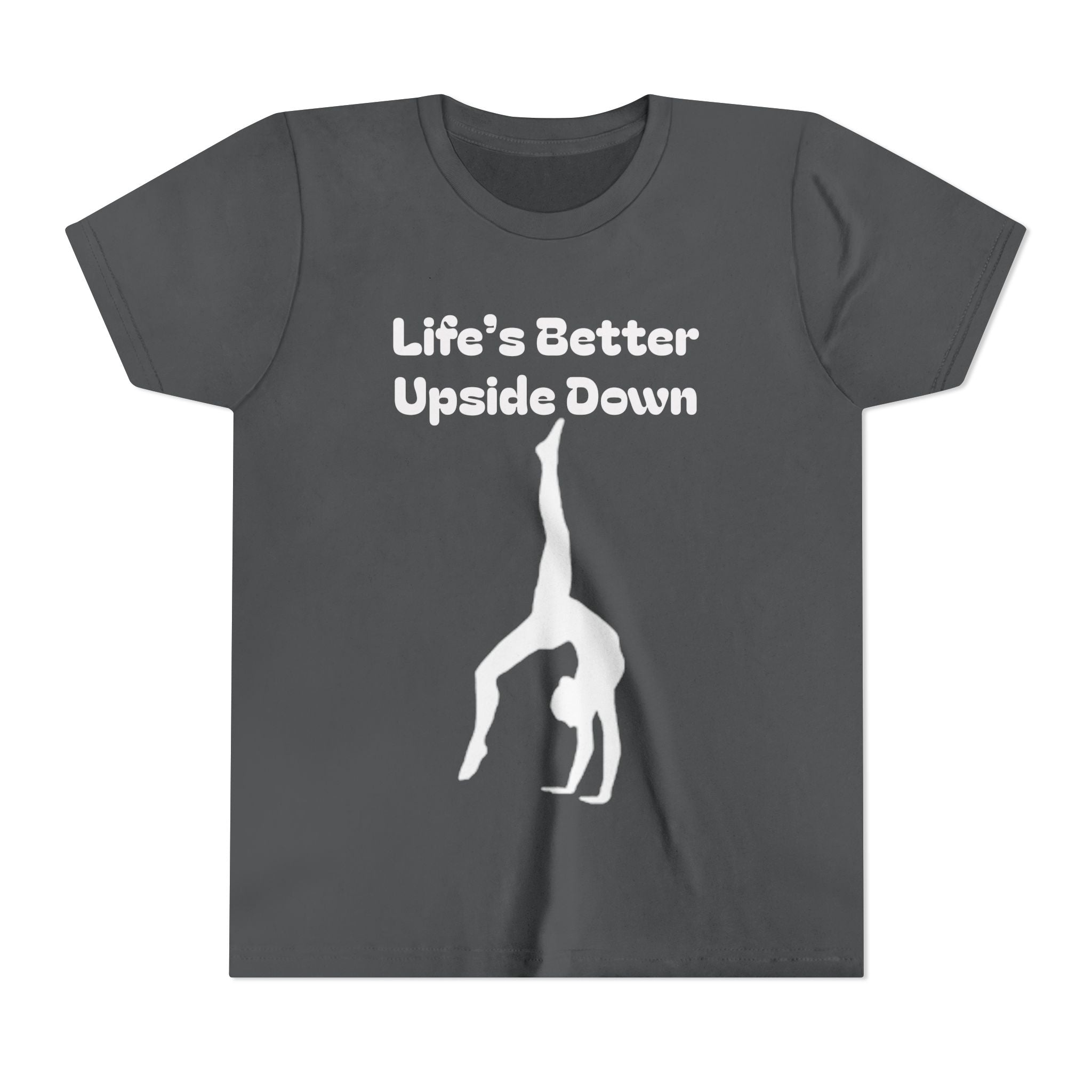 Youth Short Sleeve Tee - Life’s Better Upside Down (Kids)