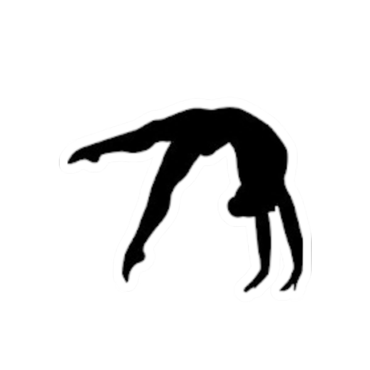 Back Flip Gymnastics Stickers