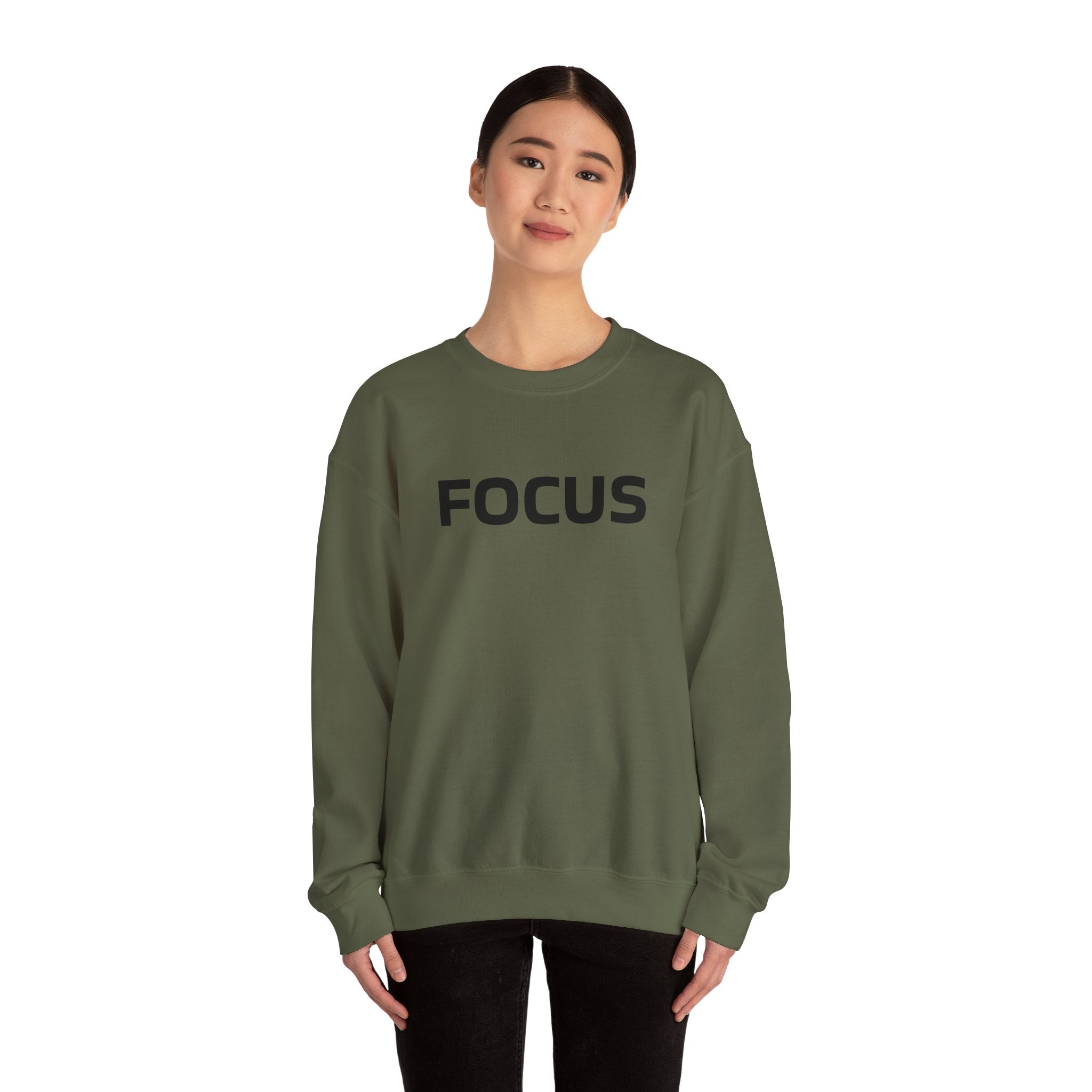 FOCUS Gymnastics Crewneck Sweatshirt — Balance Beam Silhouette (Adults)
