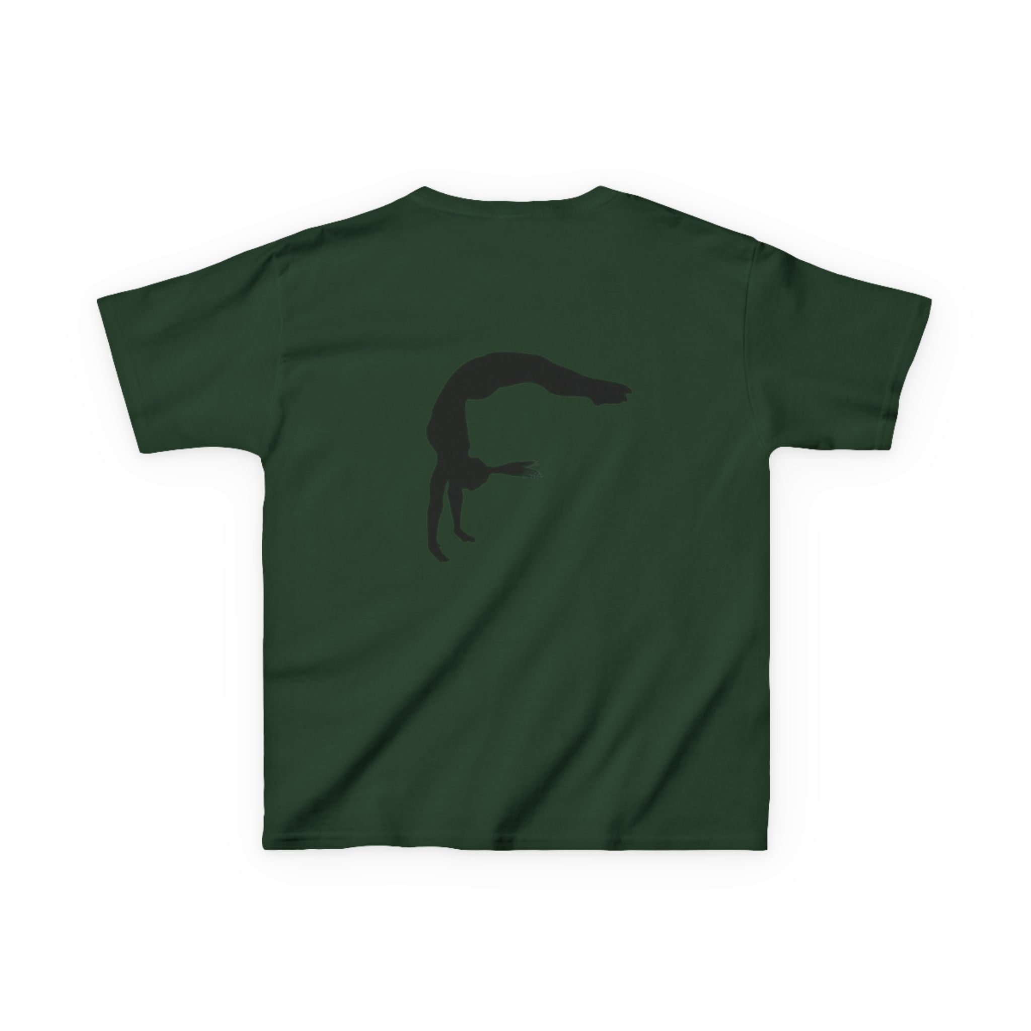 Kids Tee - FEARLESS Gymnastics Shirt with Back Silhouette