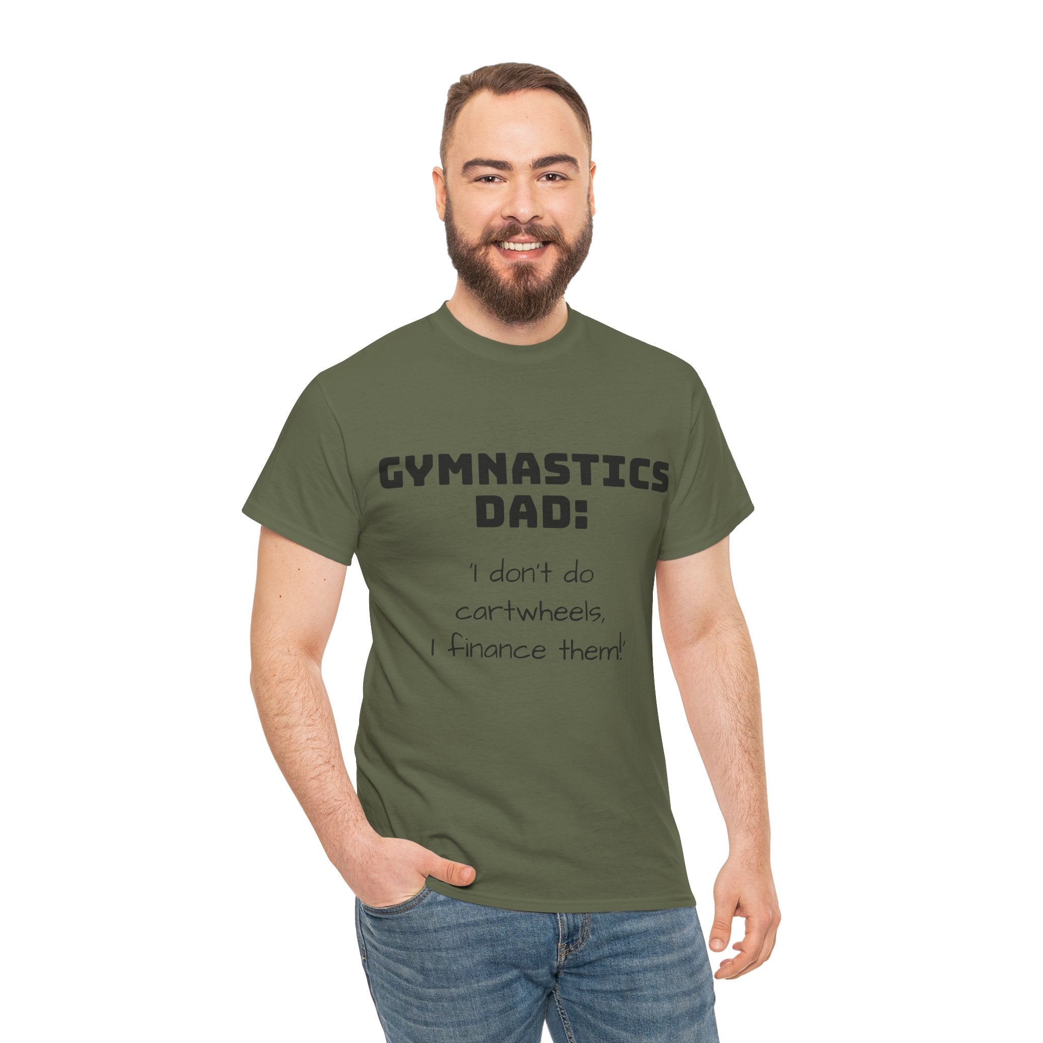 Gymnastics Dad Tee - Funny Gift for Gymnastics Dads (Adults)