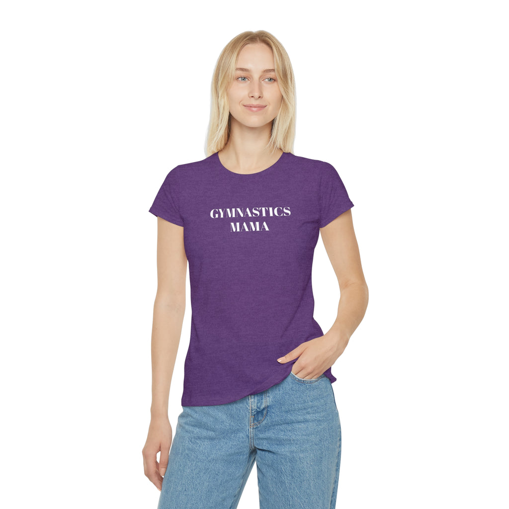 Gymnastics Mama Women's T-Shirt — Lightweight Gym Mom Tee (Adults)