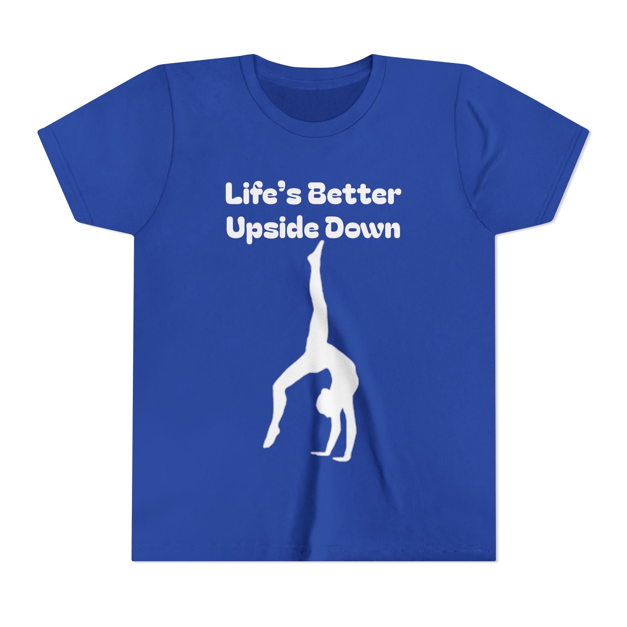Youth Short Sleeve Tee - Life’s Better Upside Down (Kids)