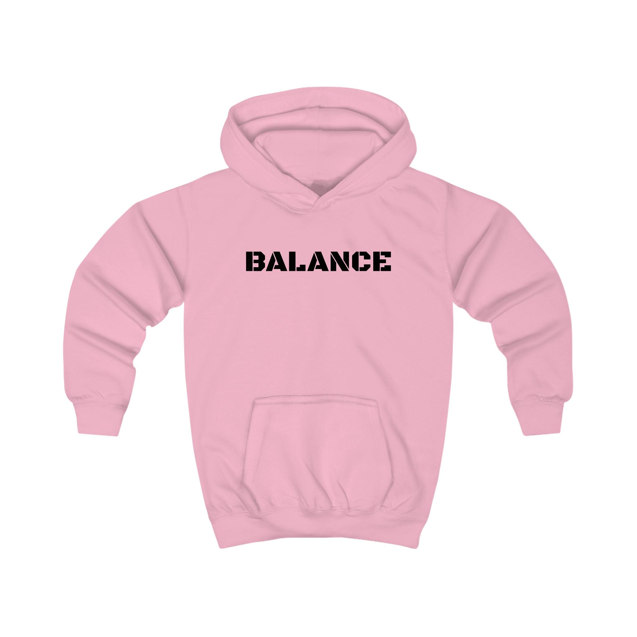 Kids Hoodie — 'BALANCE' Gymnastics Hoodie with Handstand Silhouette