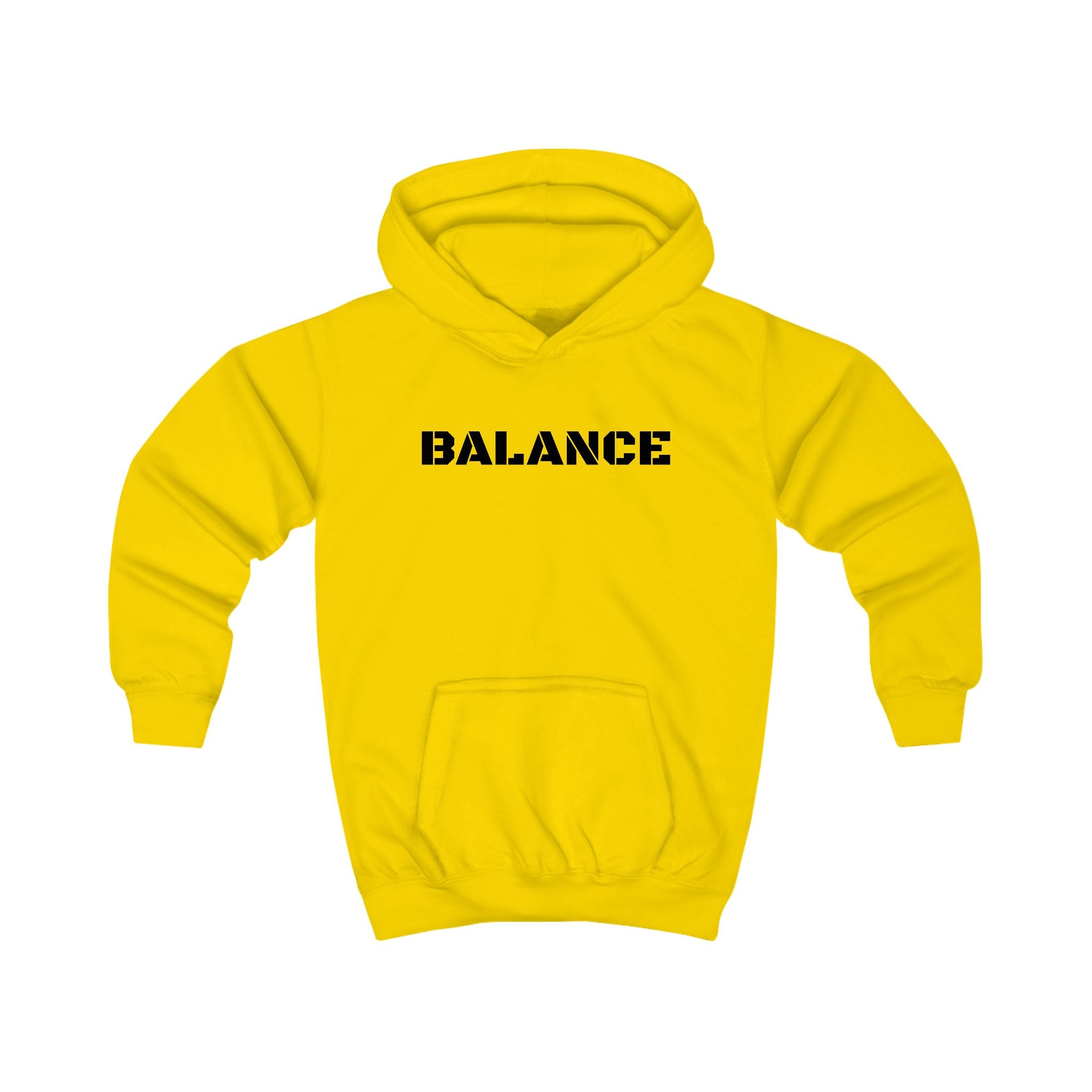 Kids Hoodie — 'BALANCE' Gymnastics Hoodie with Handstand Silhouette