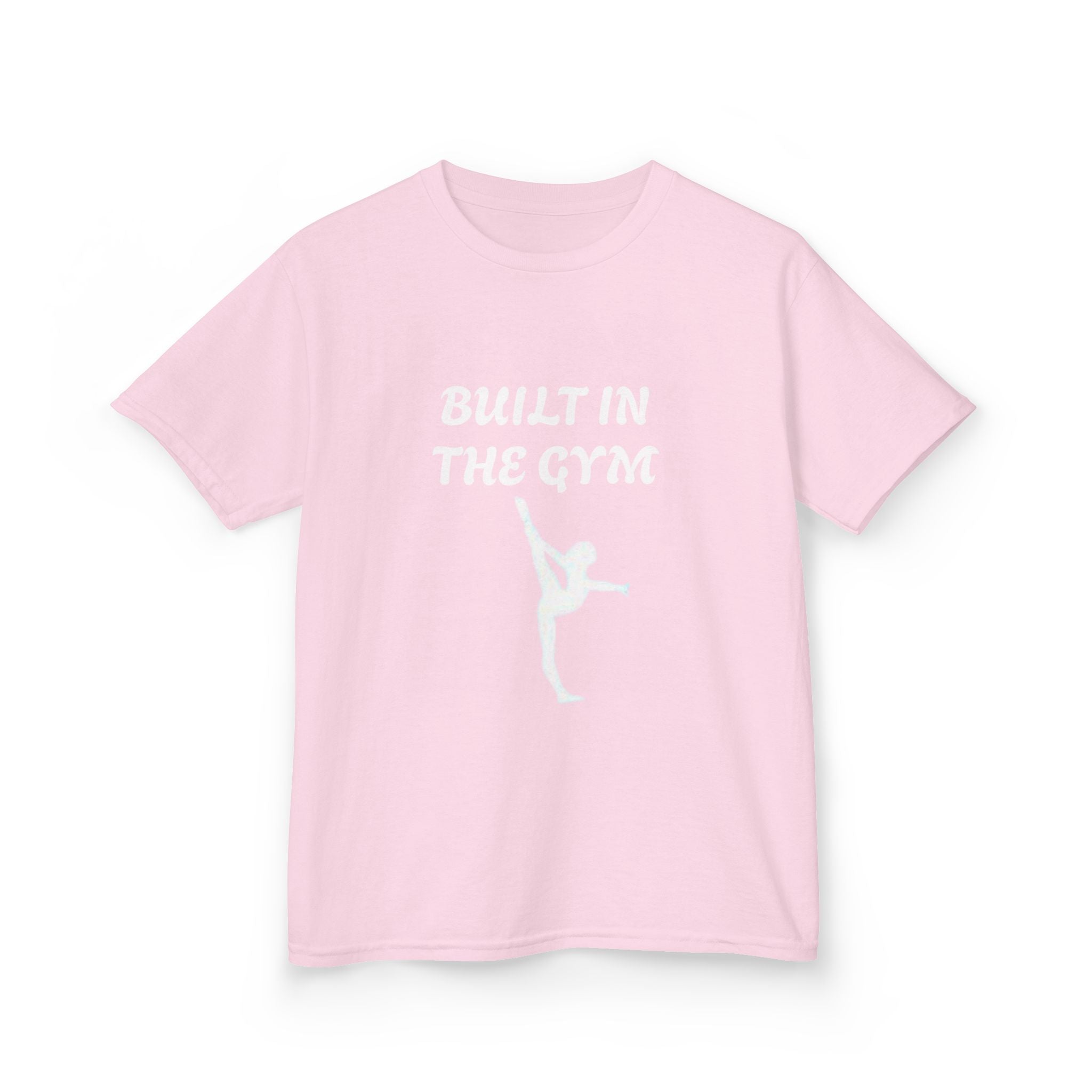 Kids Tee — "Built in the Gym" Gymnastics Shirt
