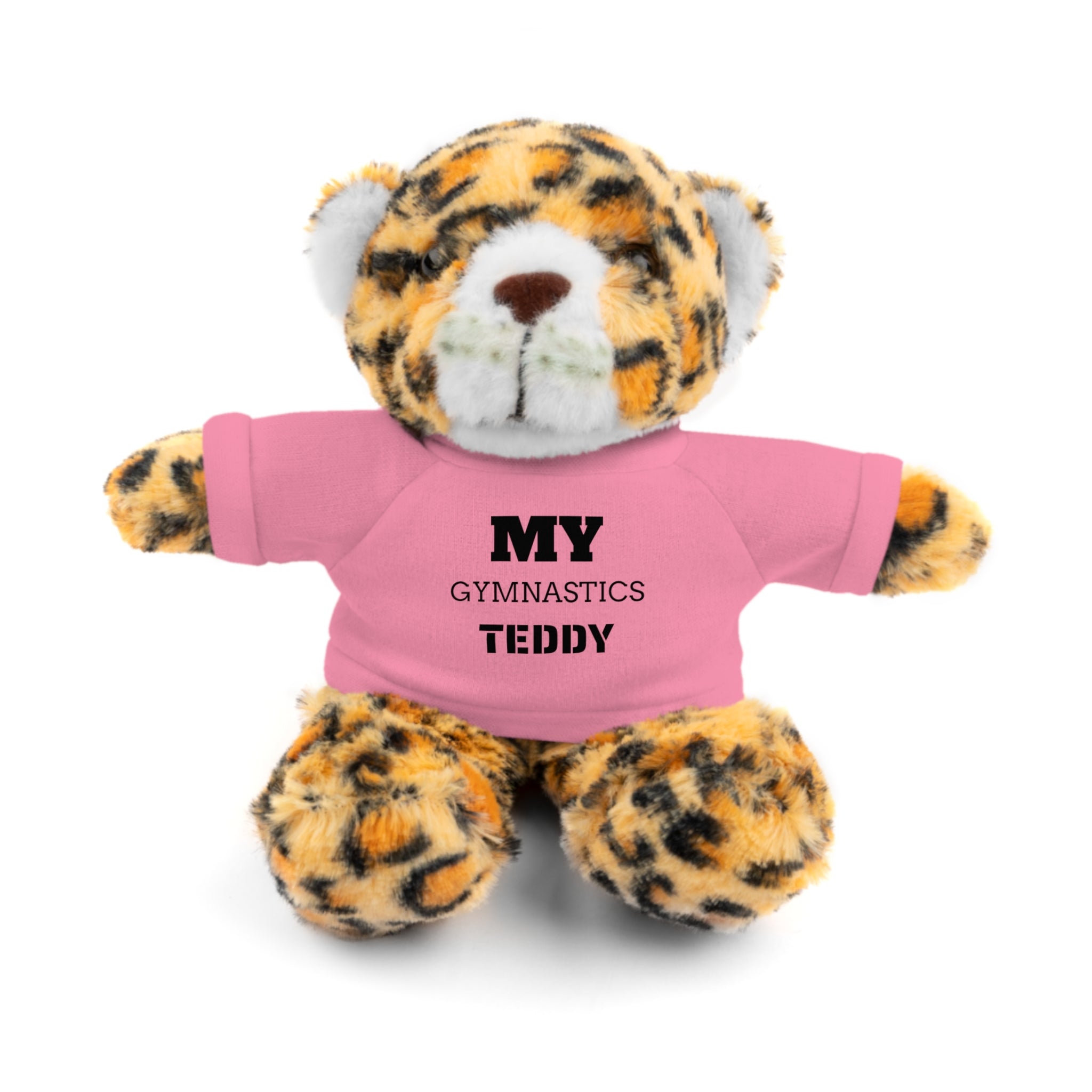 Gymnastics Teddy Bear with Personalized Tee