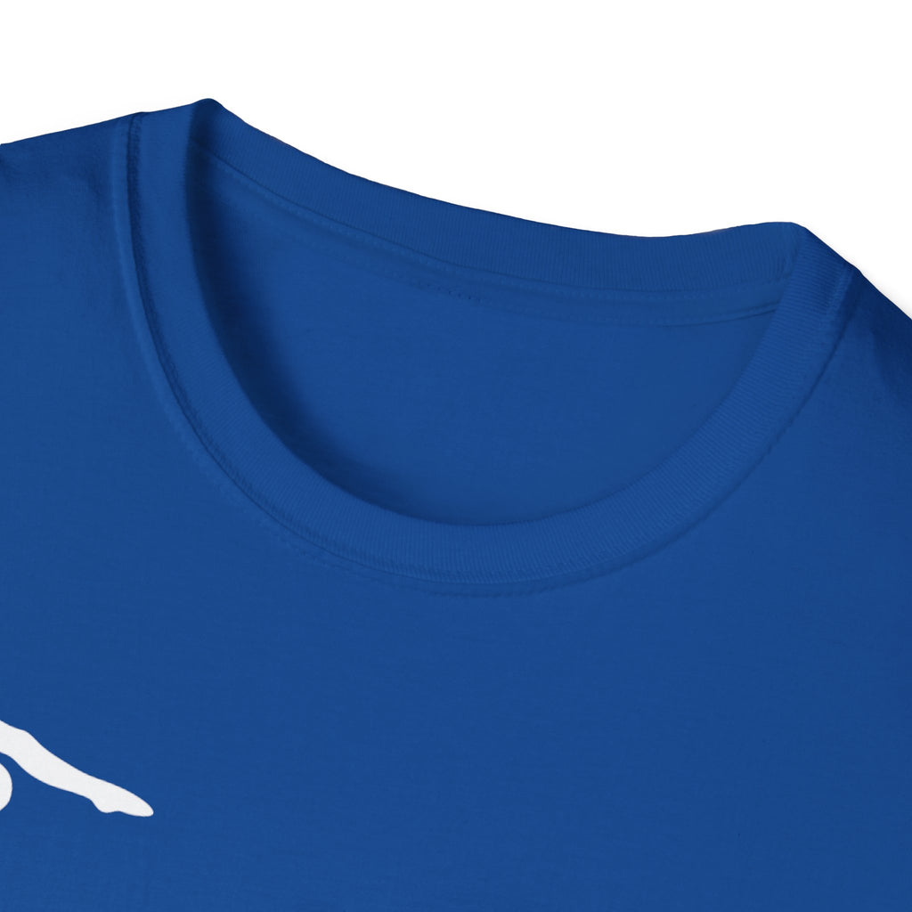 Relentless Gymnastics T-Shirt — Back Silhouette Athletic Tee (Adults)