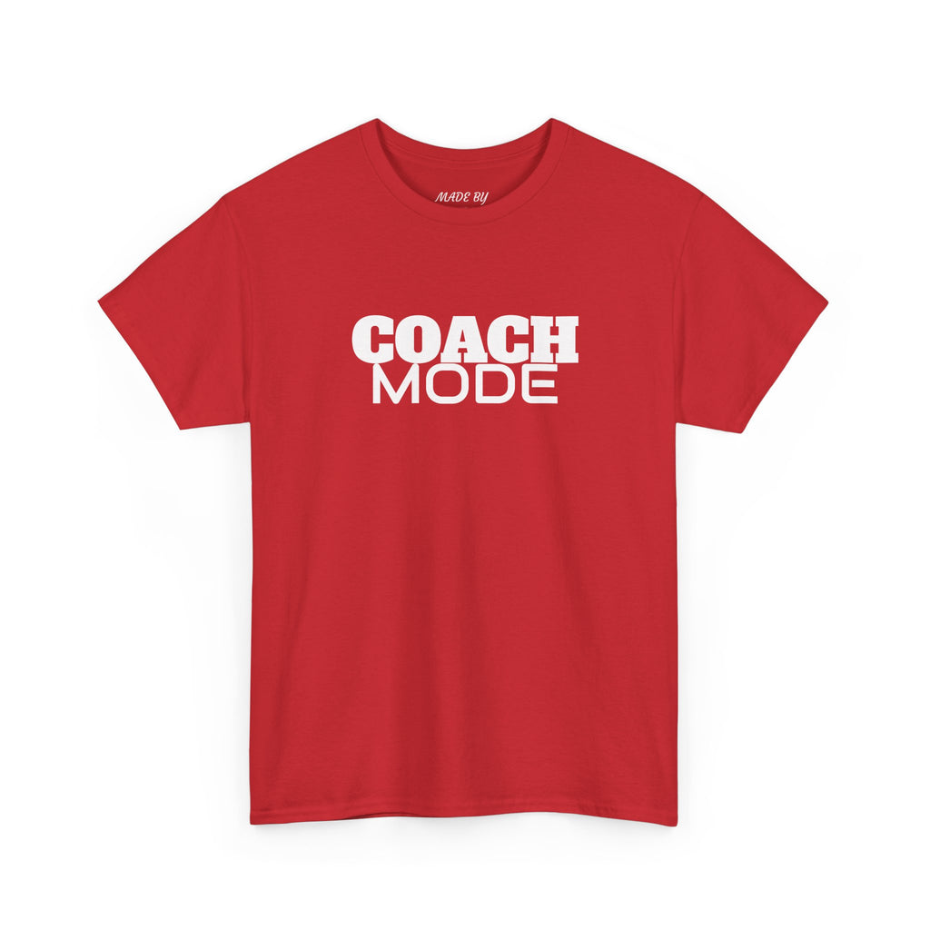 Adults 'Coach Mode' Tee — Classic Cotton T-Shirt