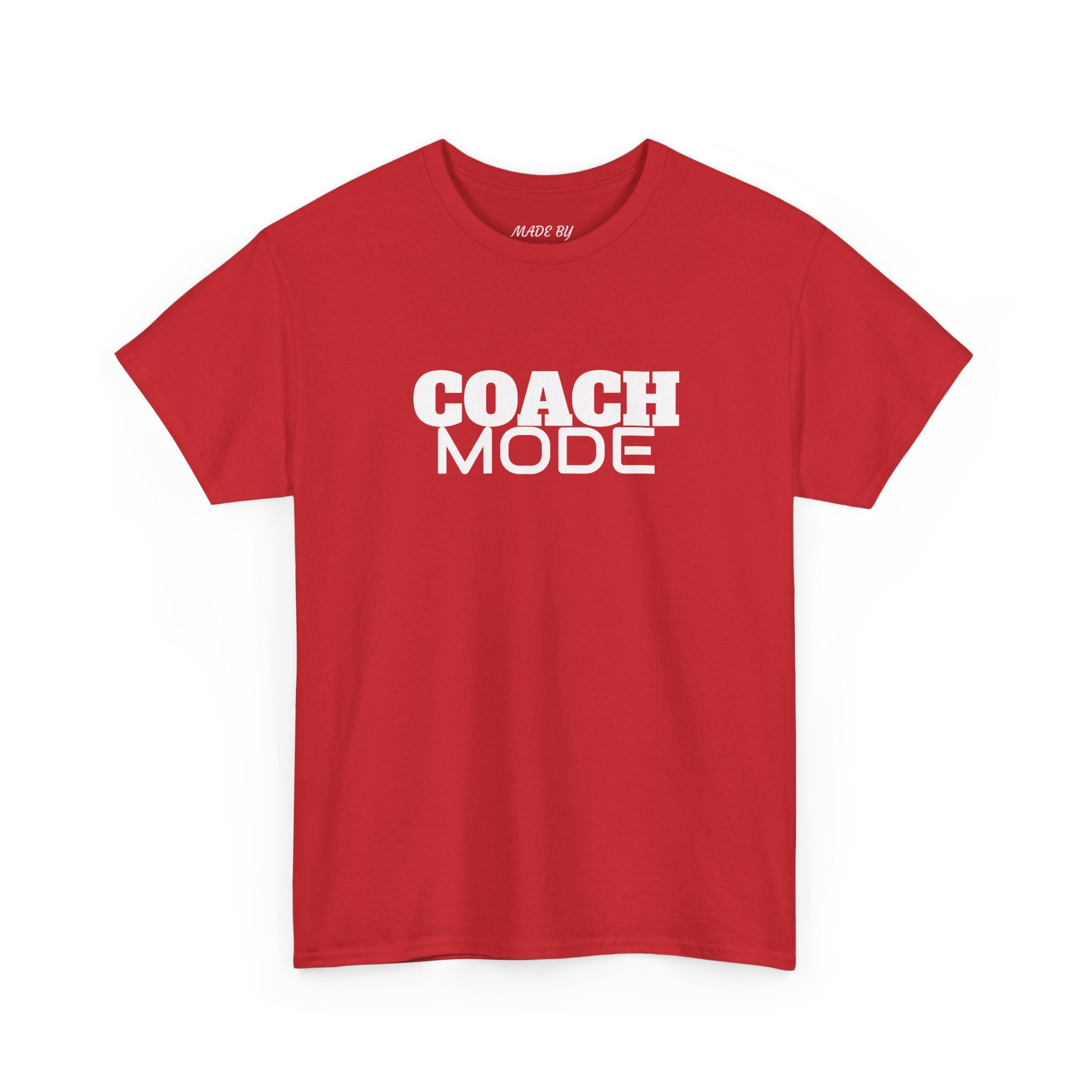 Adults 'Coach Mode' Tee — Classic Cotton T-Shirt