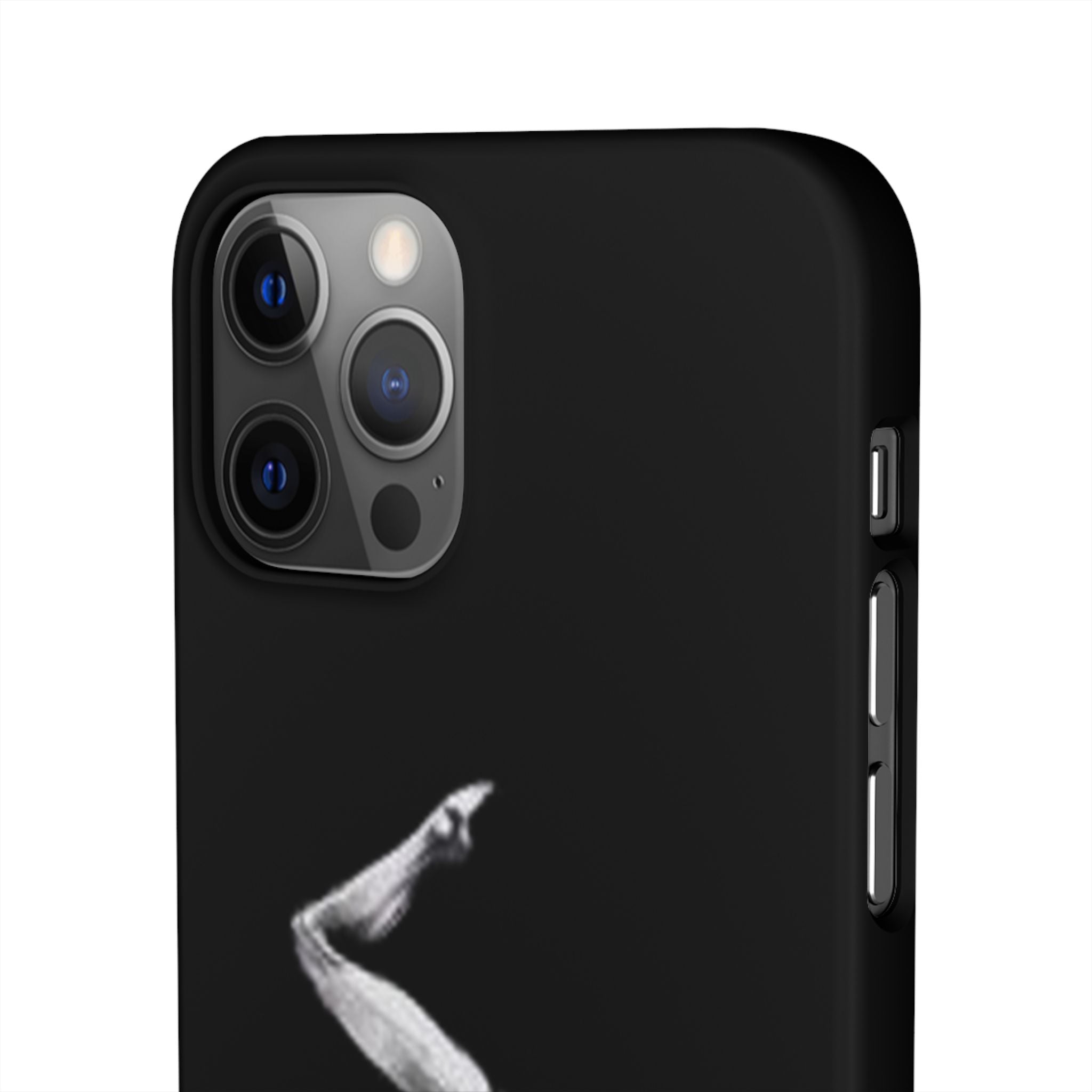 Gymnastics Phone Case — Black Chalk-Style Handstand Design